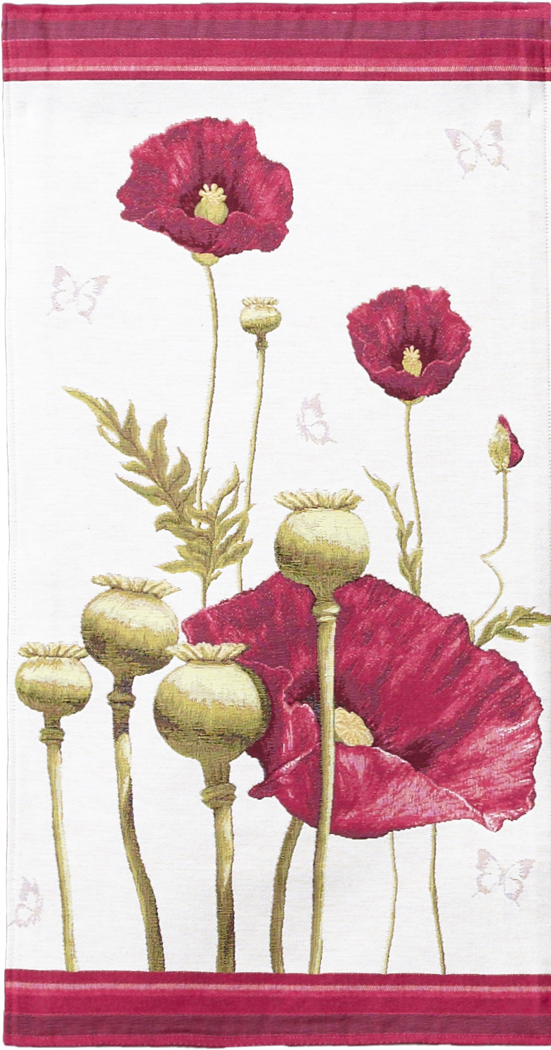 Mohnblumen Wandteppich