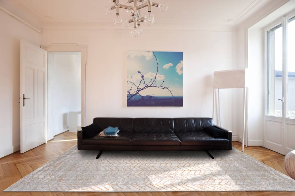 8928 Central Yellow Teppich | Größe: 80 x 250 cm