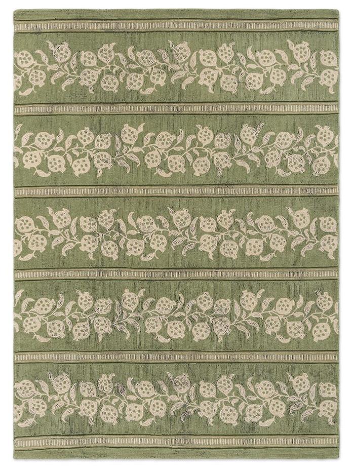 Anaar Forest Green Teppich | Größe: 140 × 200 cm