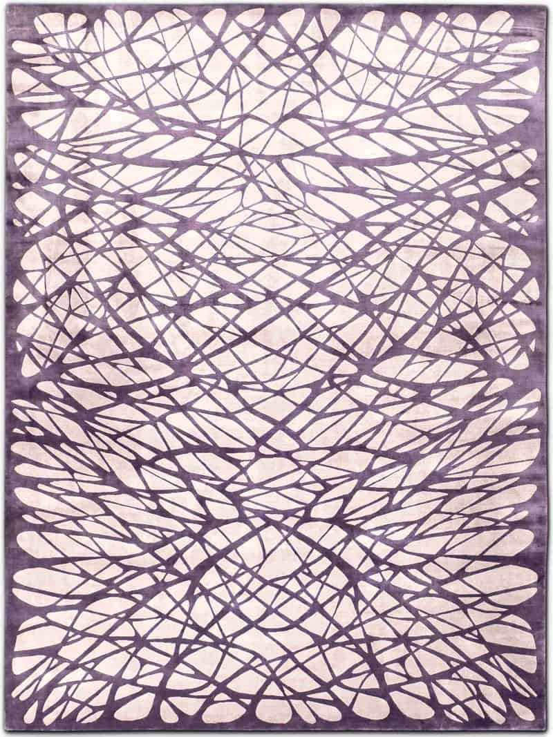 Dresden Light Mauve auf Flieder Teppich | Größe: 170 x 240 cm