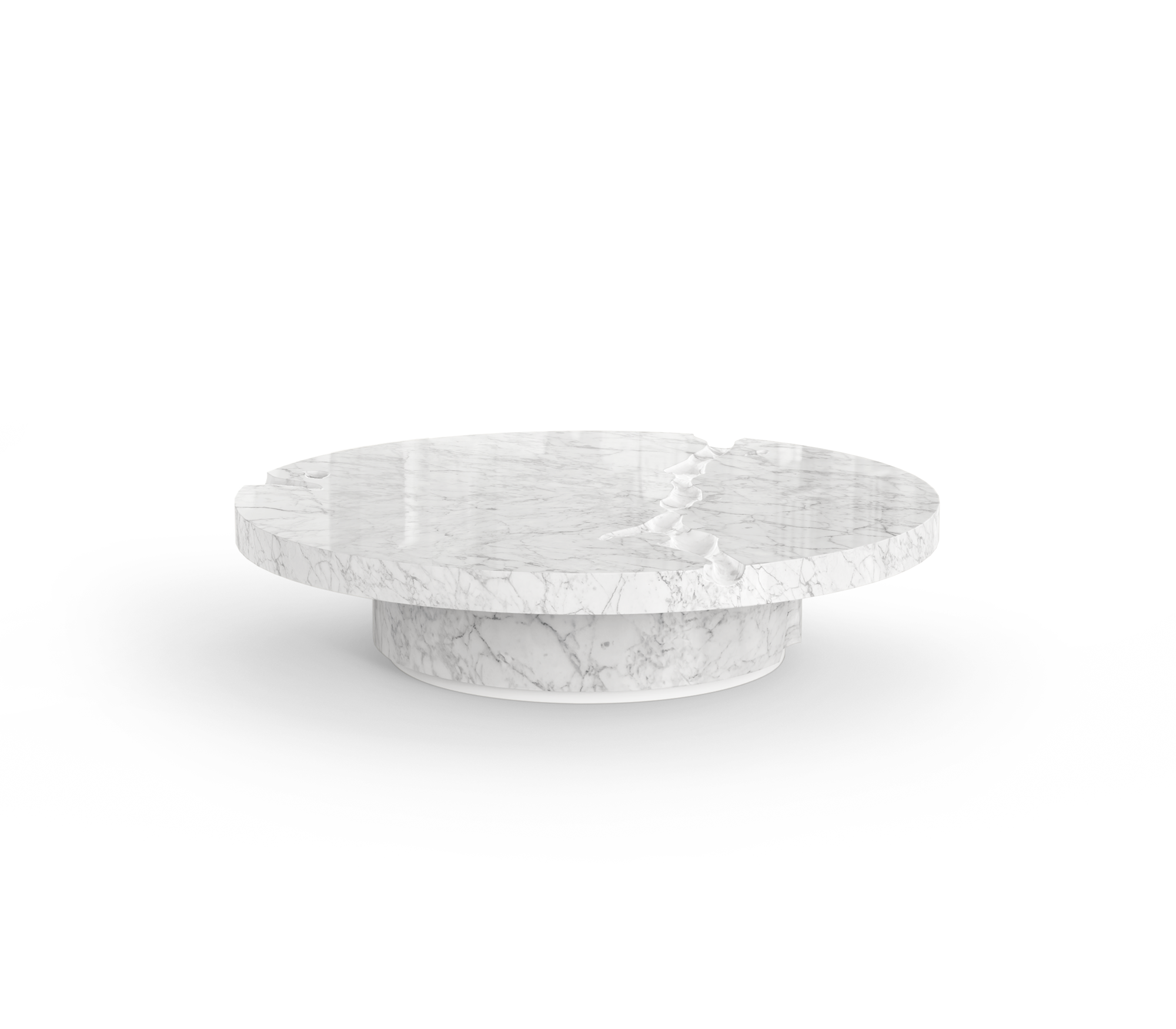 Dominion Carrara Marmor 3‑teiliges Mitteltisch‑Set