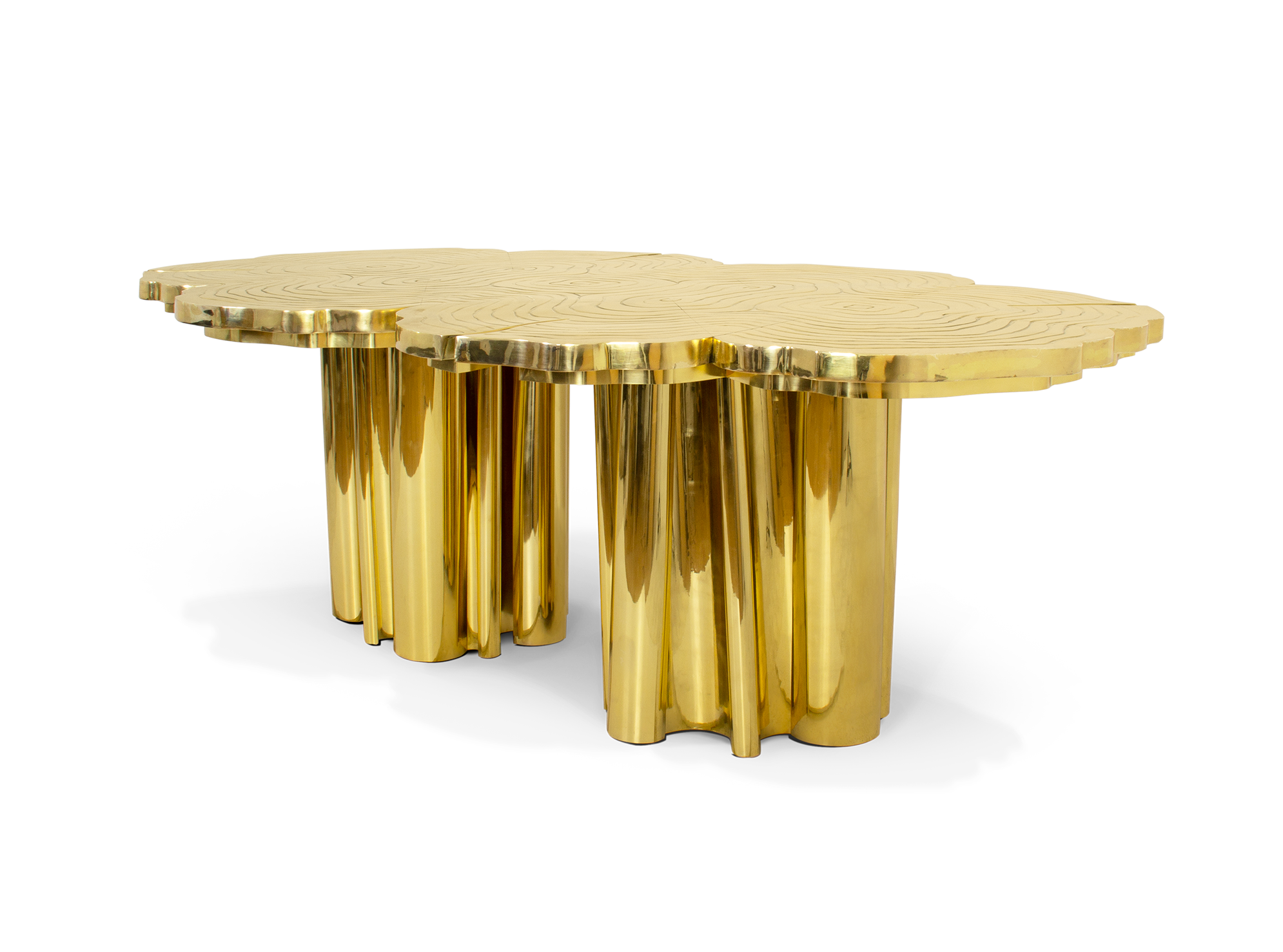 Artisan Gold Esstisch | Dimensions: B 350 cm