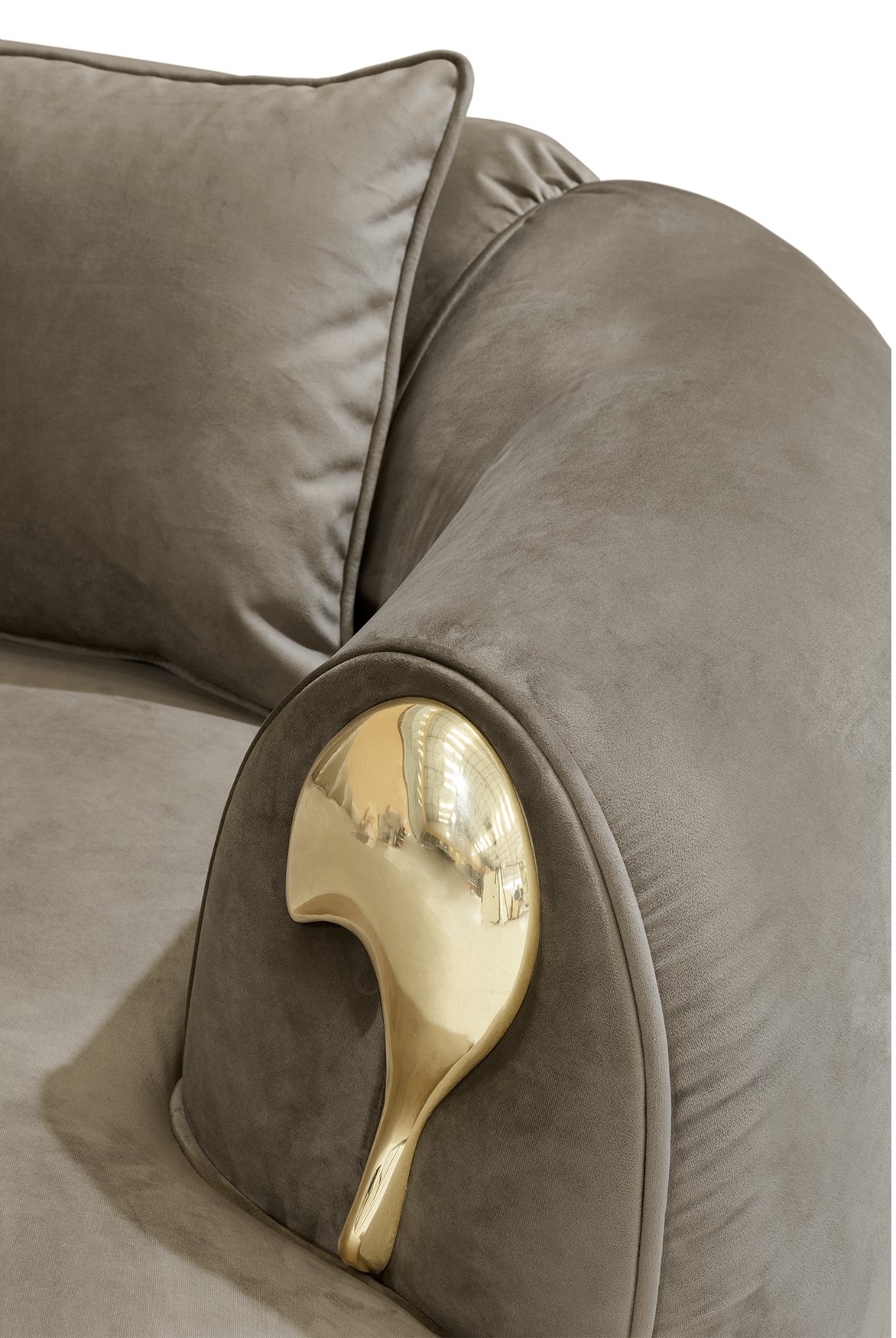 Solara Gebogenes Luxussofa