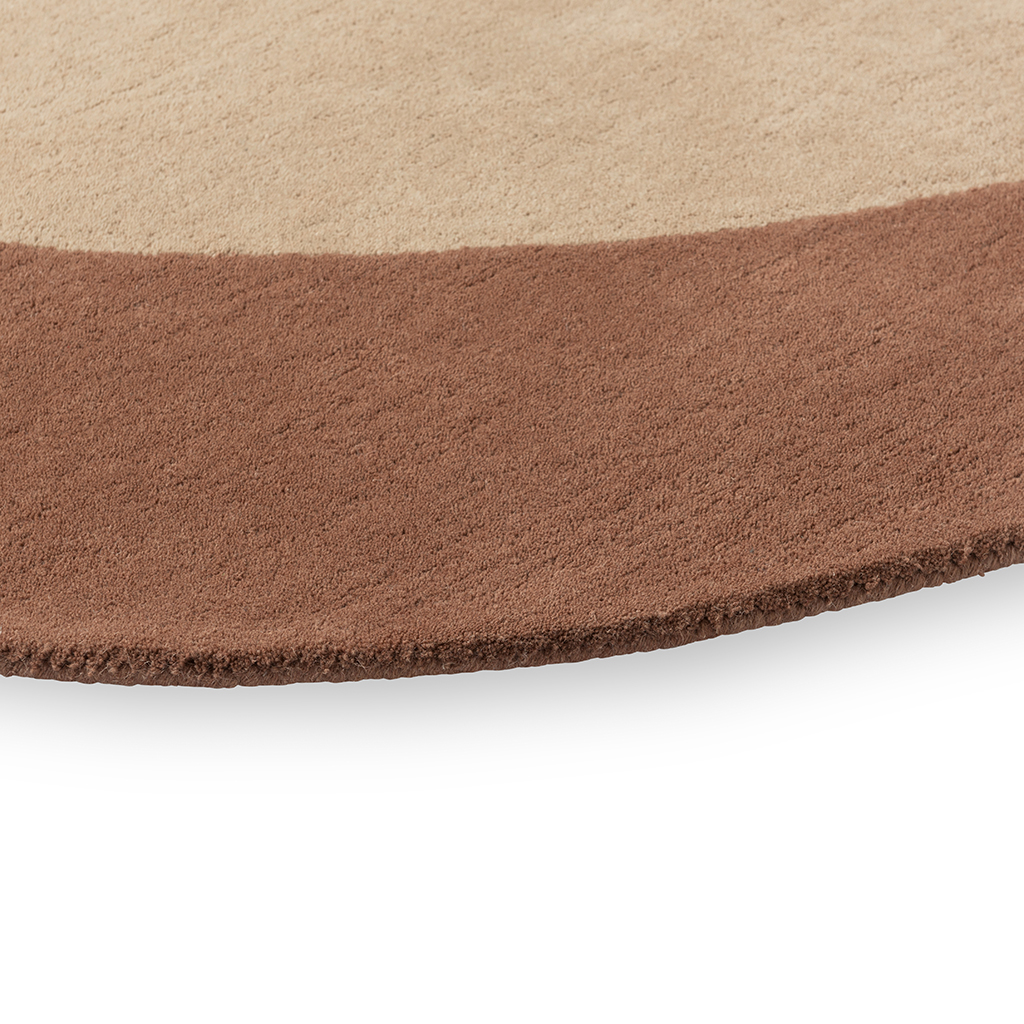 Element Moore Caramel Teppich | Größe: 160 x 175 cm