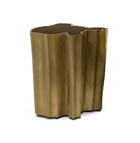 Naturkanten-Beistelltisch Klein