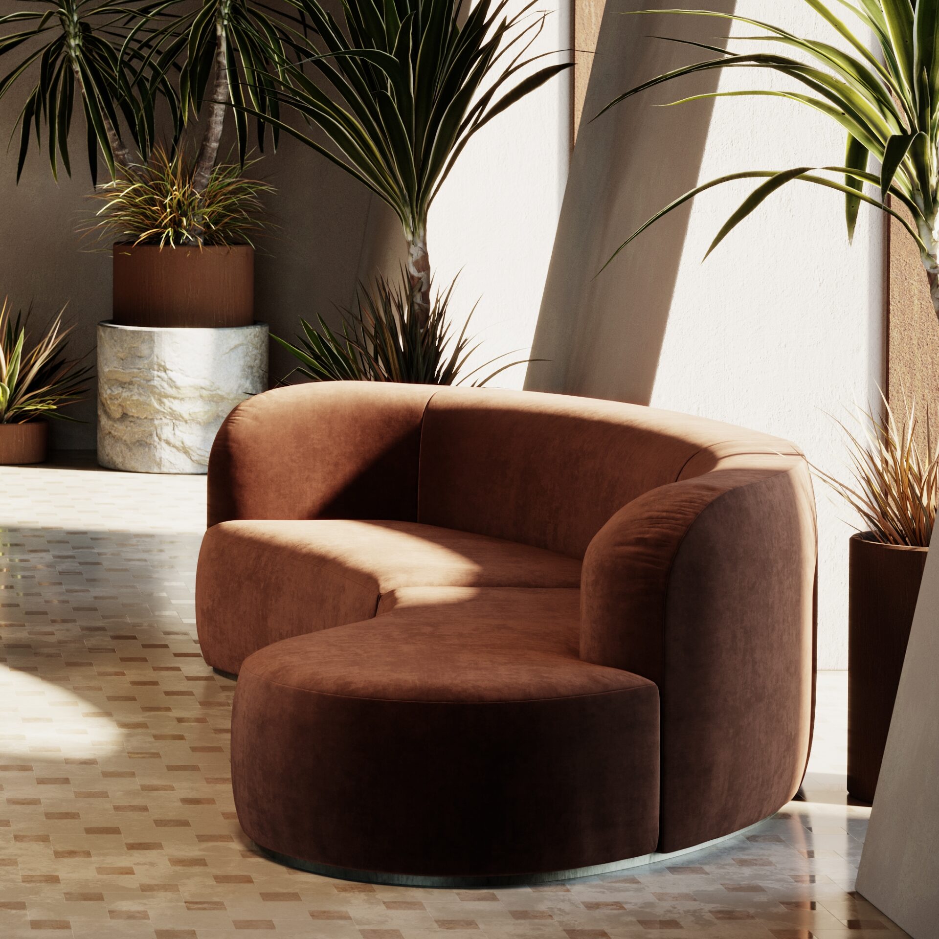 Bolla Geschwungenes Sofa