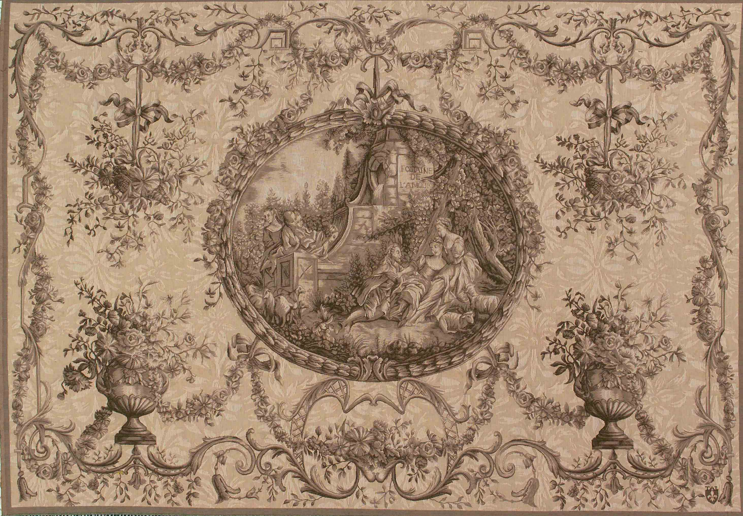 Liebesbrunnen Wandteppich | Größe: 110 x 150 cm
