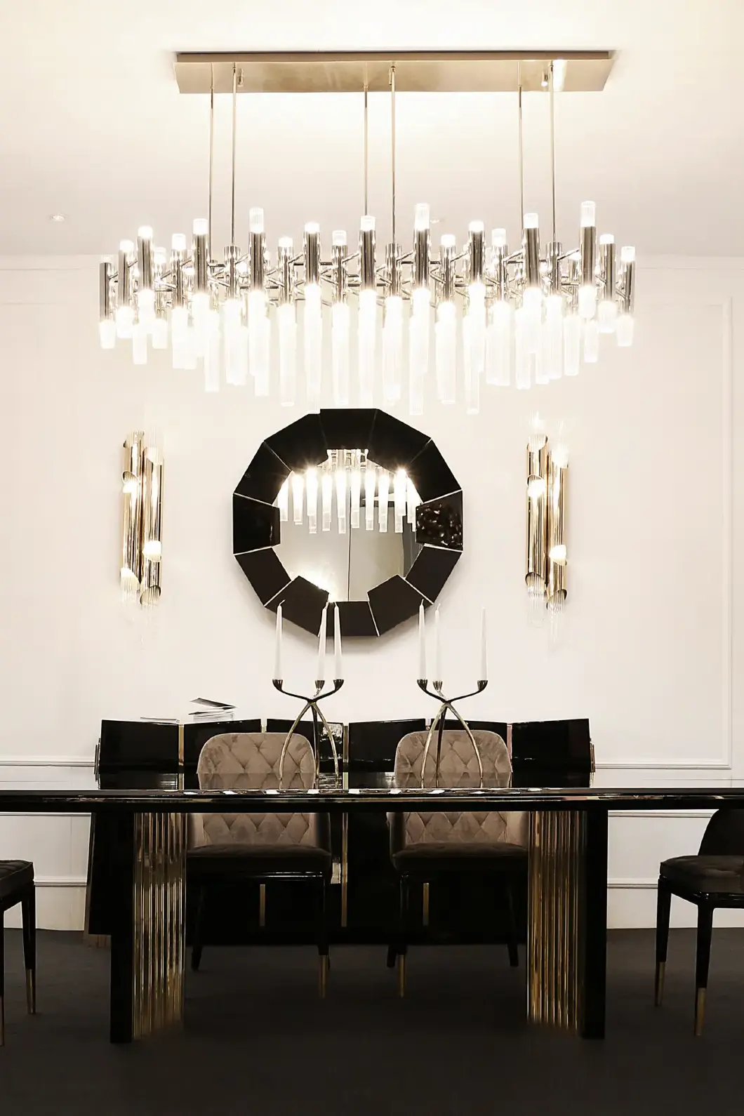 Cascade Rechteckige Pendelleuchte - 10