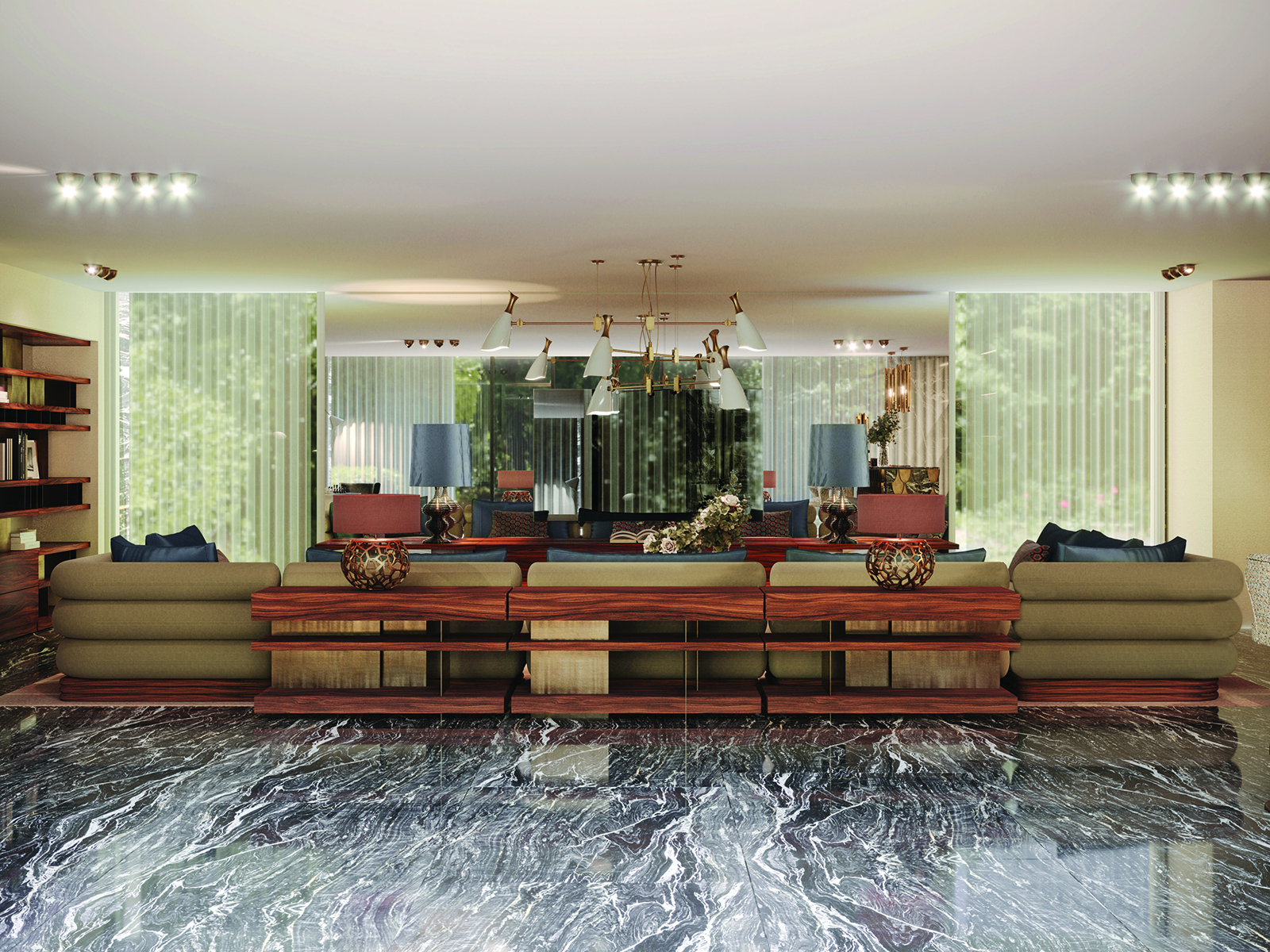 Noble Pendelleuchte - 5