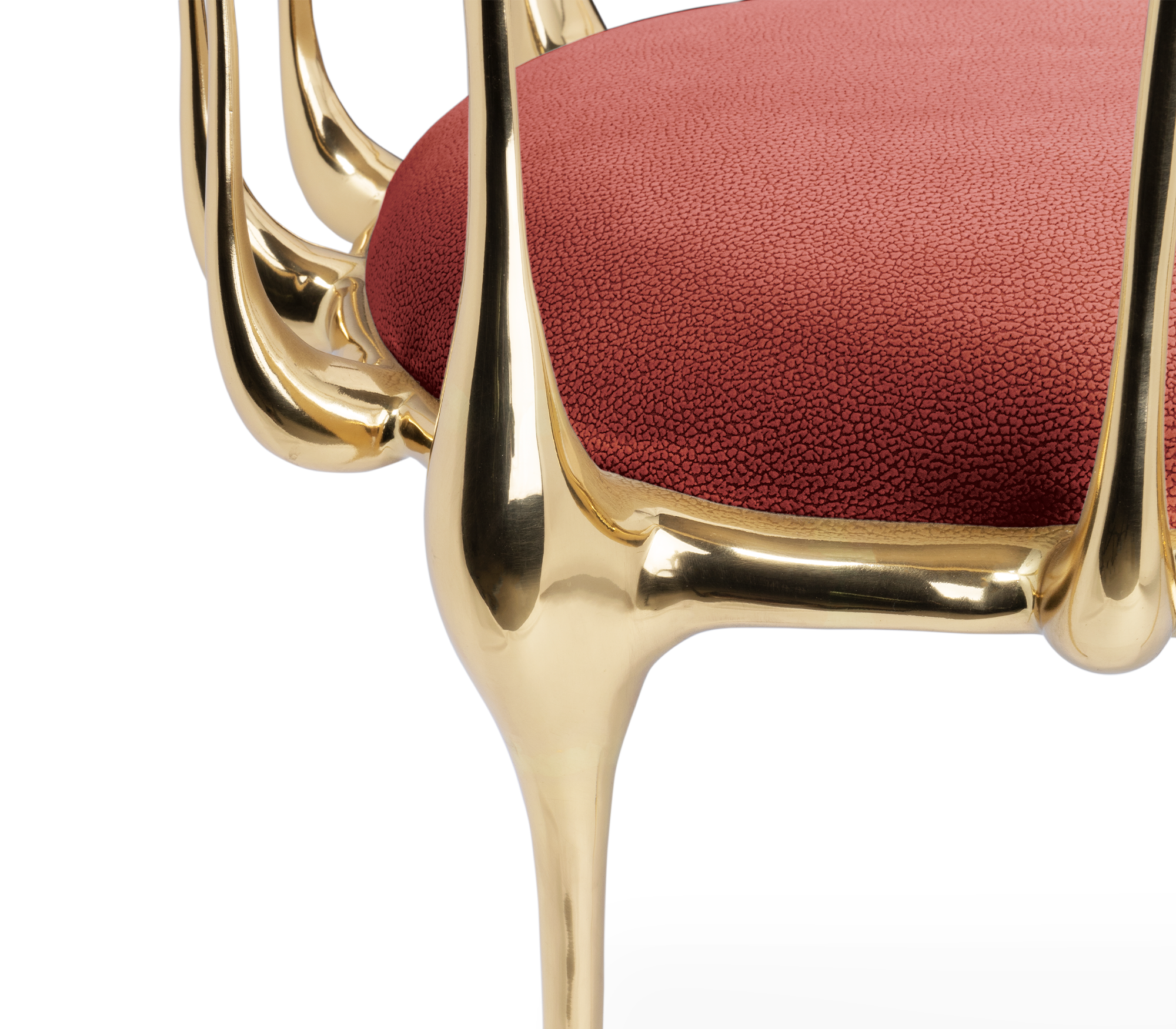 Burgundy Luxe Stuhl