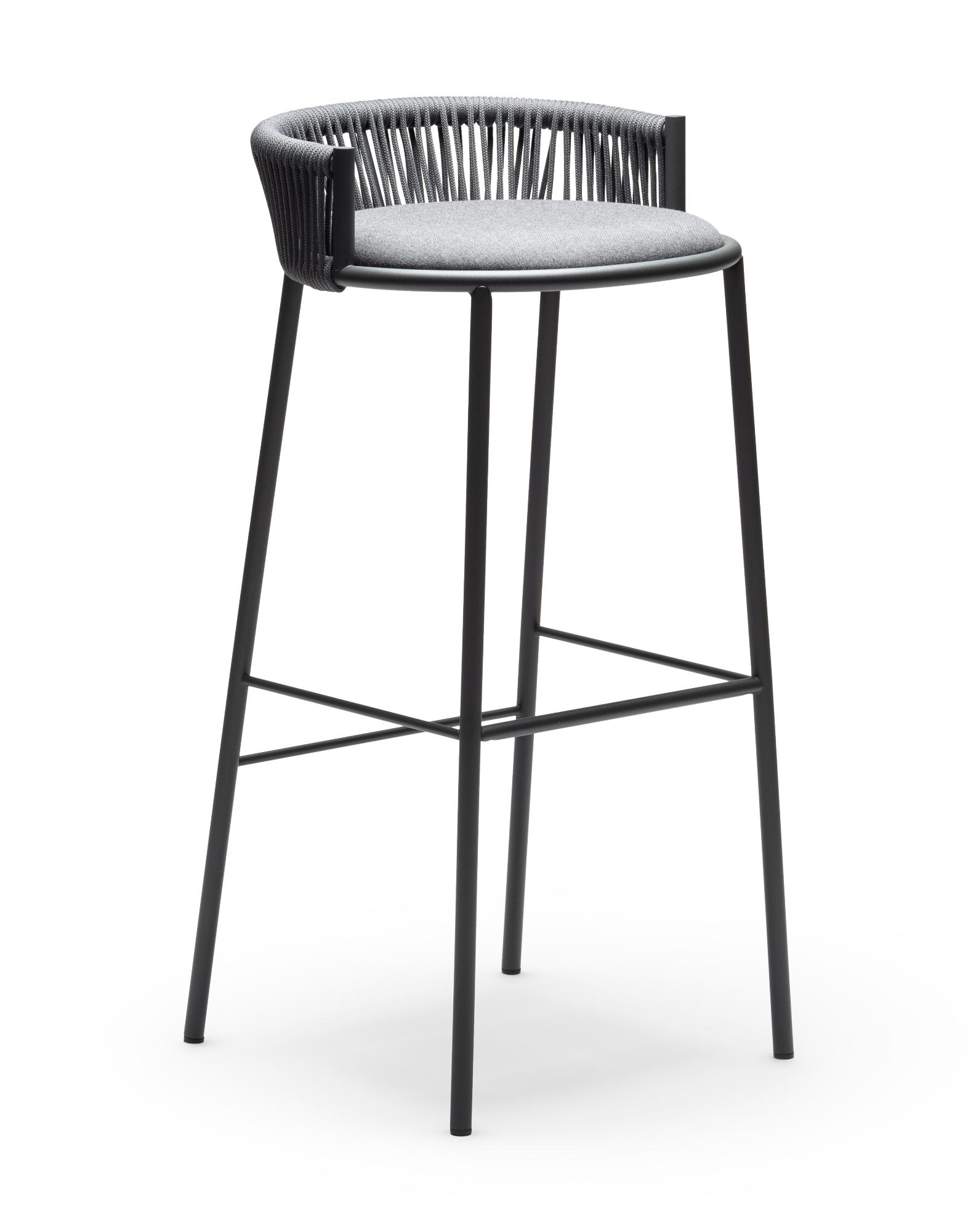 Millie SG-80 Grauer Outdoor-Barhocker