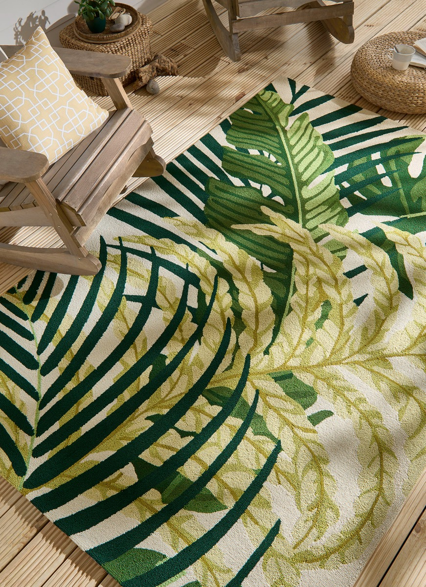 Manila Artichoke outdoor 446407 Teppich | Größe: 140 x 200 cm