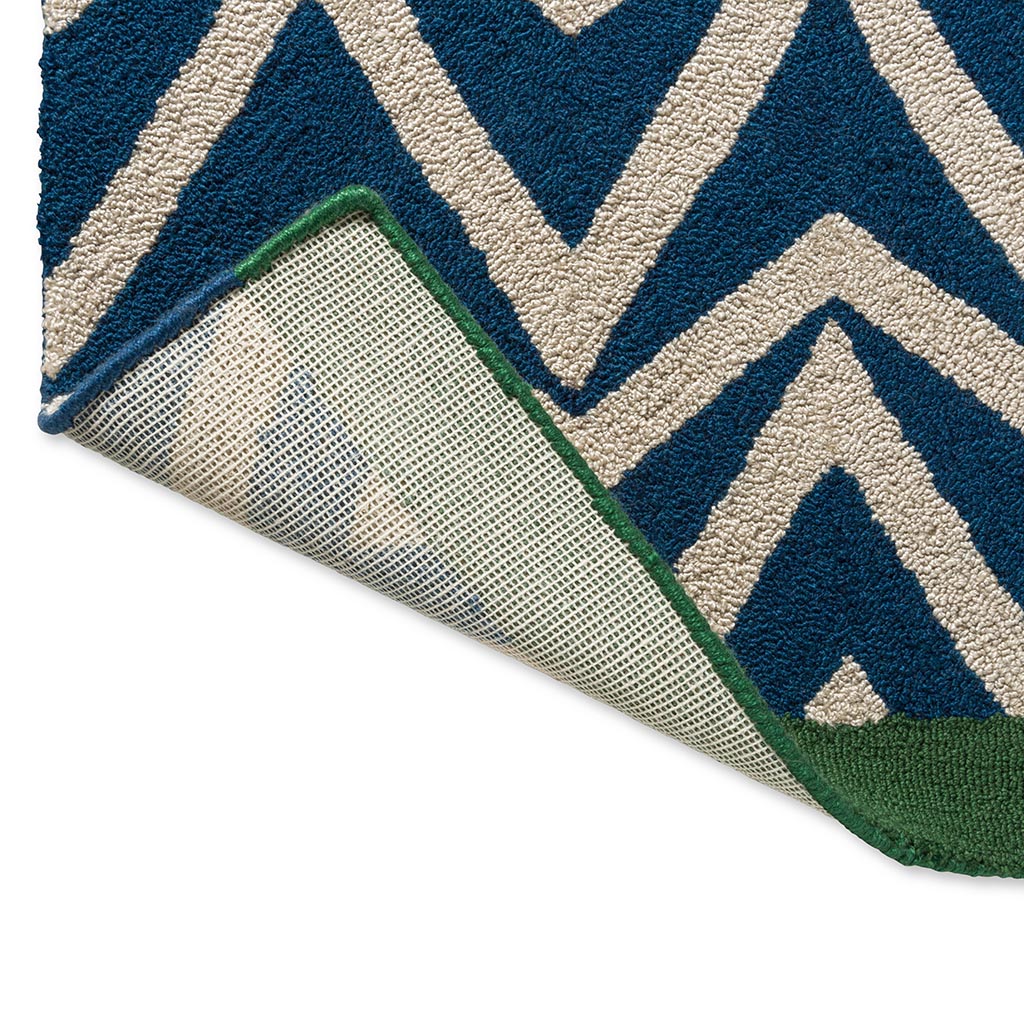 Dhurrie Blue Outdoor-Teppich | Größe: 200 x 280 cm