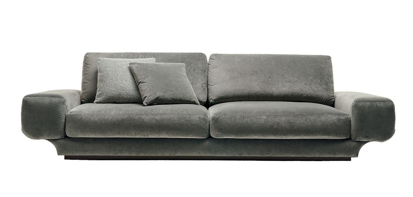 Milo 3-Sitzer-Sofa in Grau