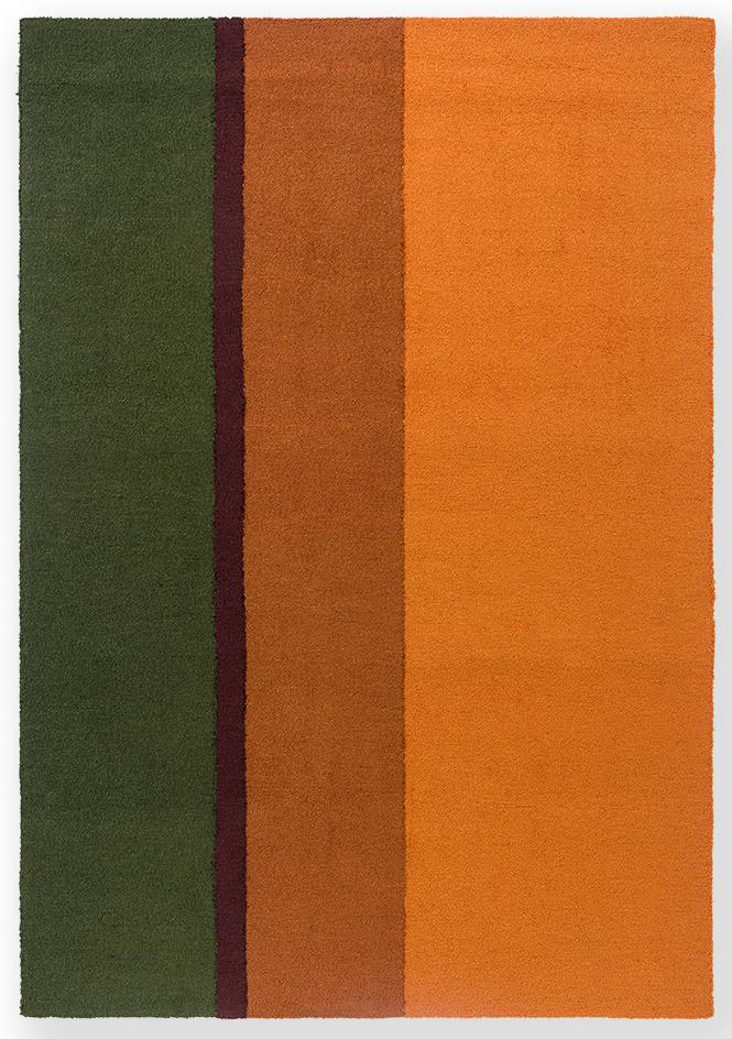 Habitat Festival Streifen Orange Outdoor 496513 Teppich | Größe: 250 x 350 cm