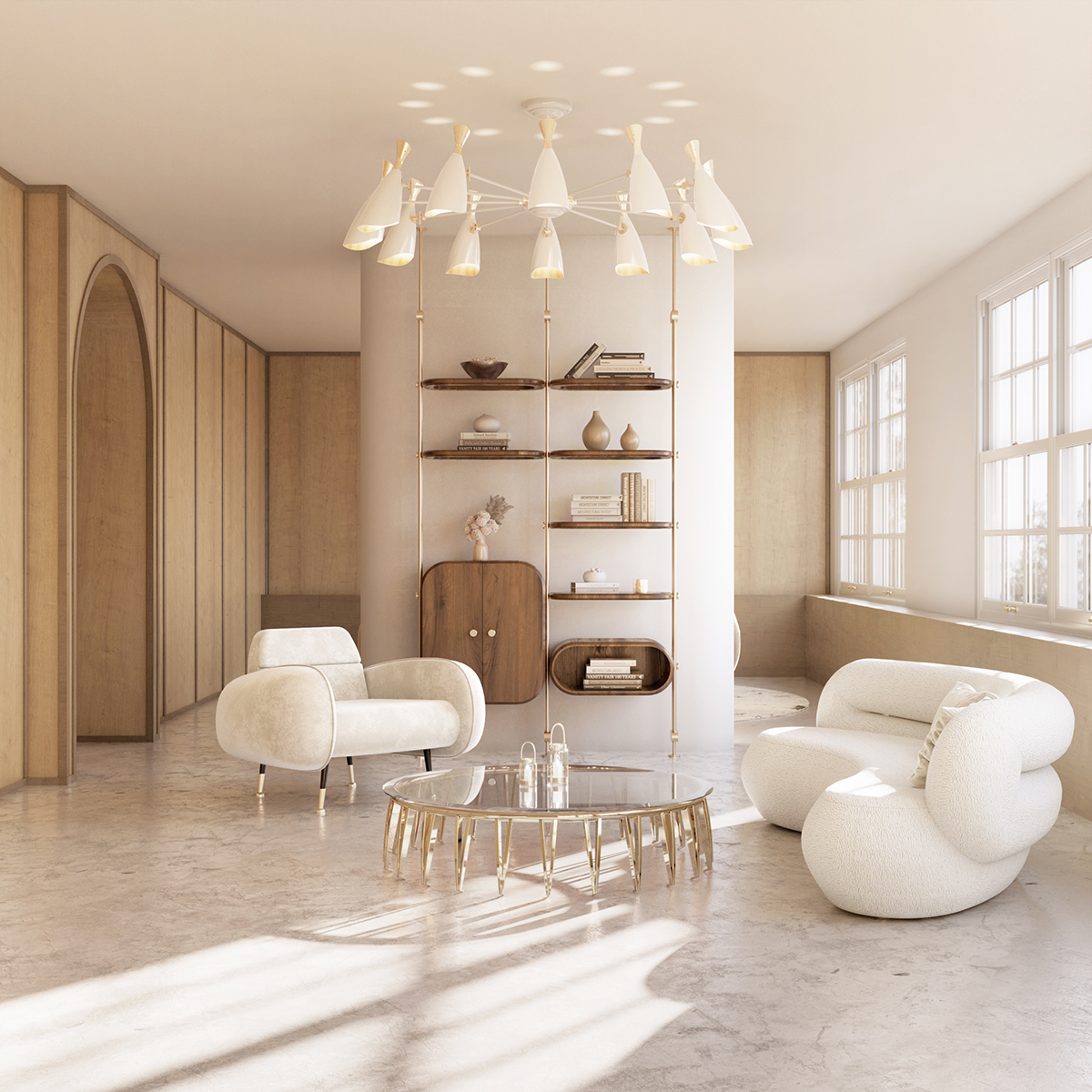 Noble Runde Pendelleuchte