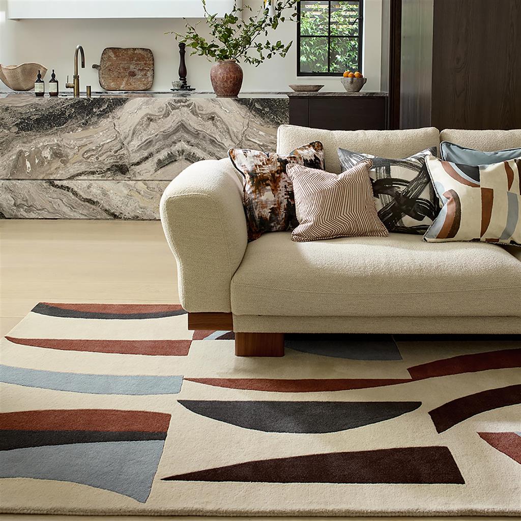 Torillo Cornflower/Walnut Teppich | Größe: 170 x 240 cm