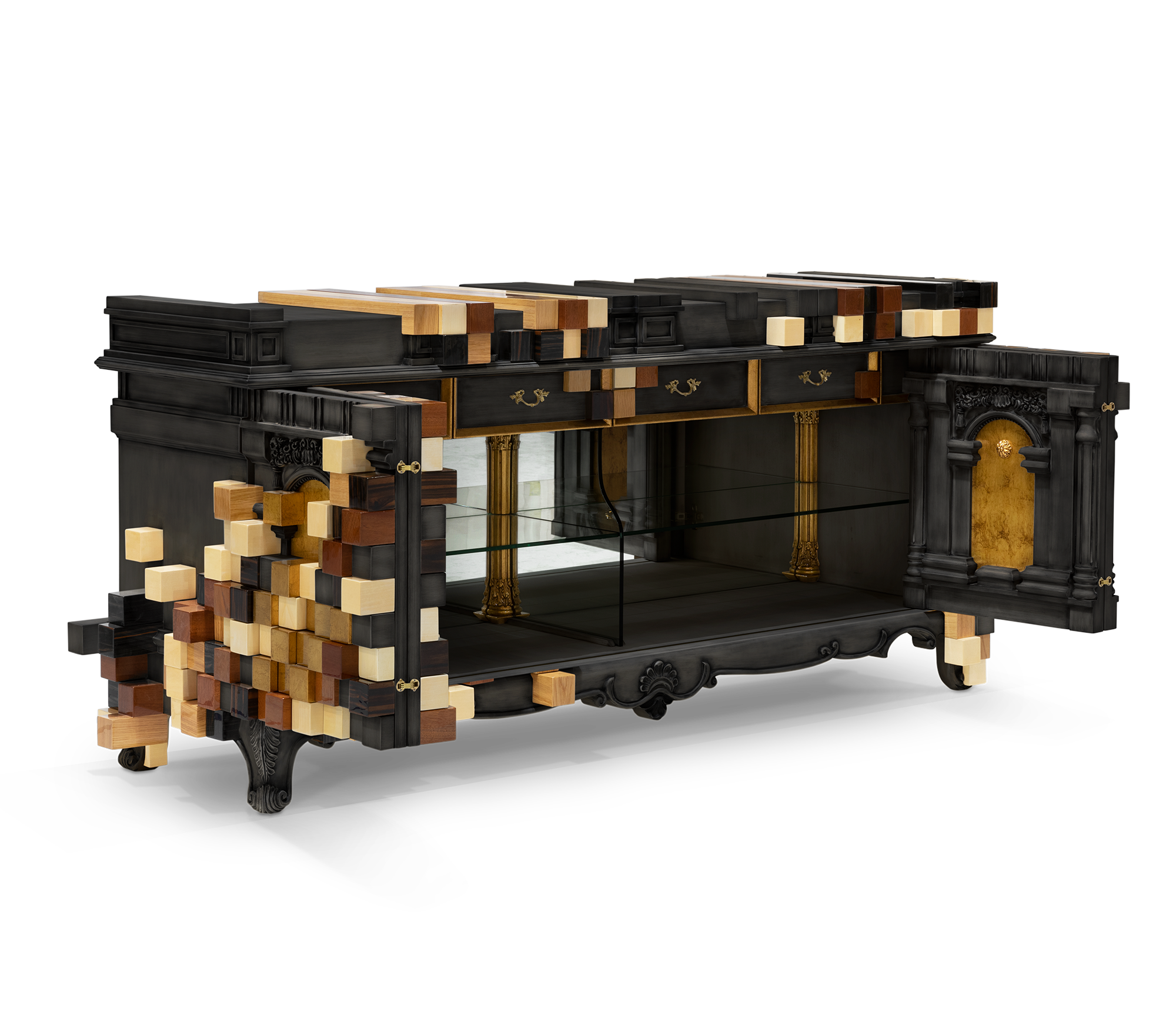 Trafalgar Schwarzes Sideboard