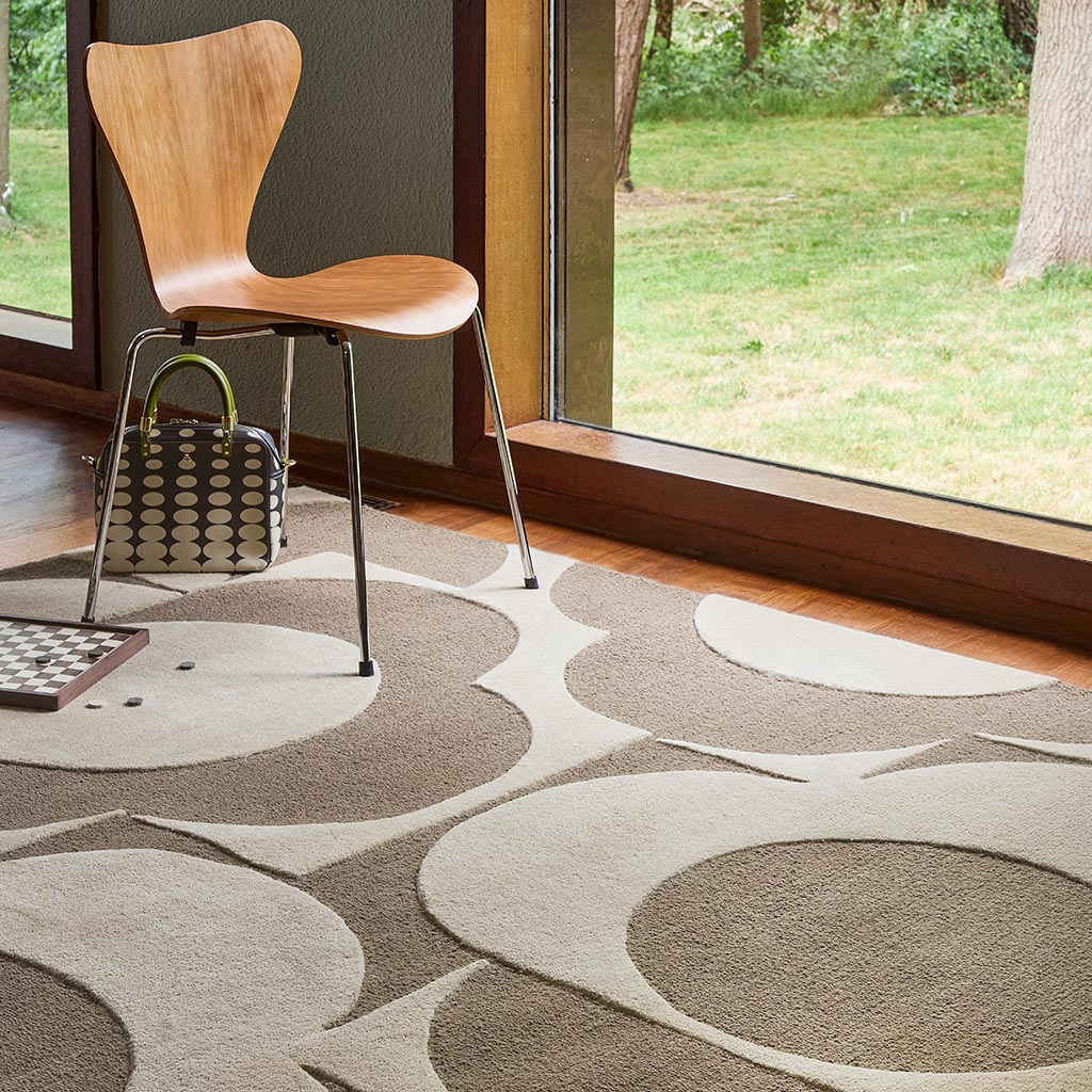 Prism Flower Mushroom/Ecru Teppich | Größe: 200 × 280 cm