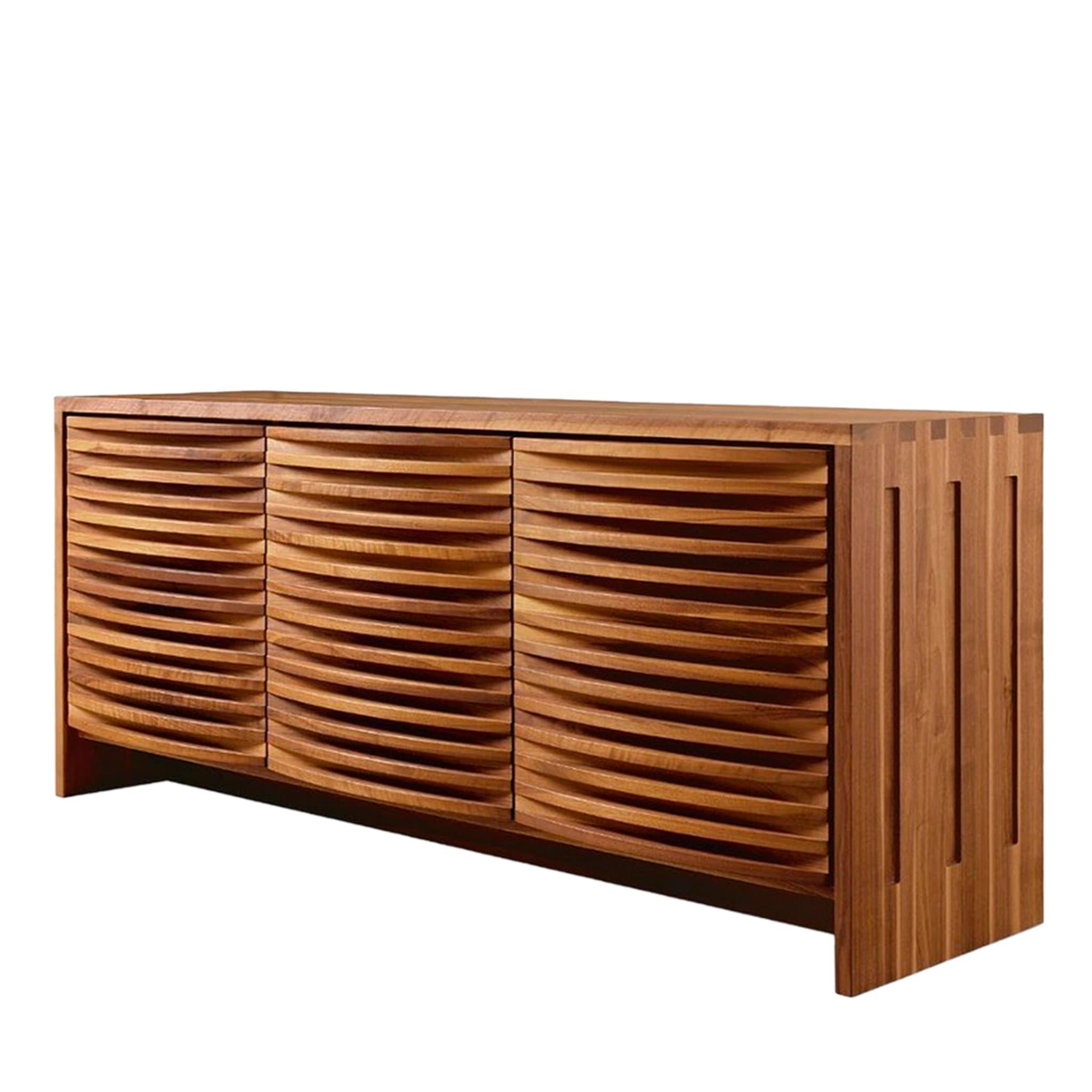 Onda Natürliches massives Walnuss‑Sideboard