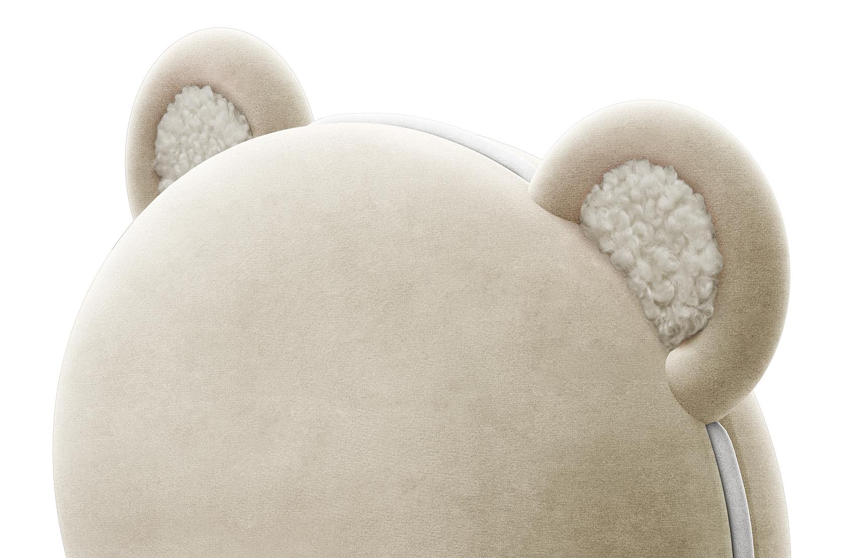 Fluffy Bear cremefarbener Kindersessel