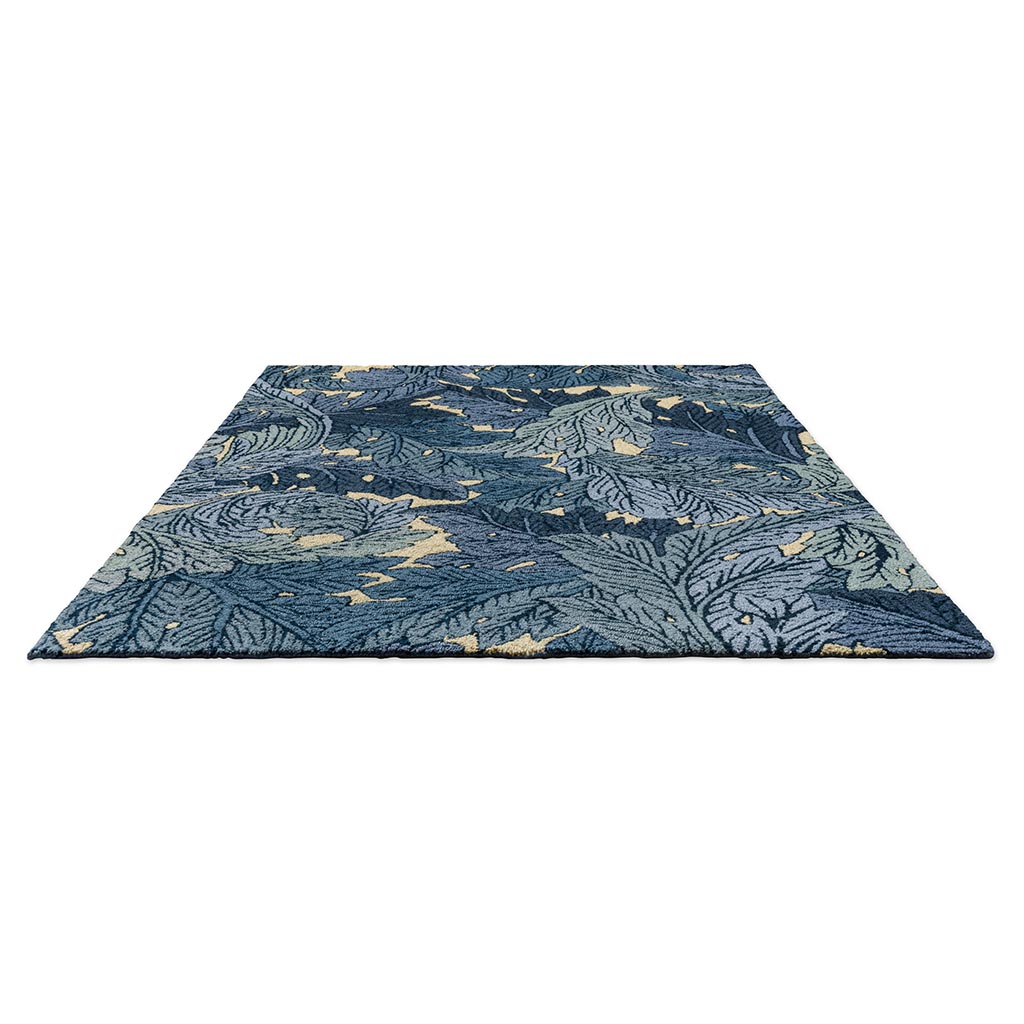 Acanthus Indigo Outdoor-Teppich | Größe: 140 x 200 cm
