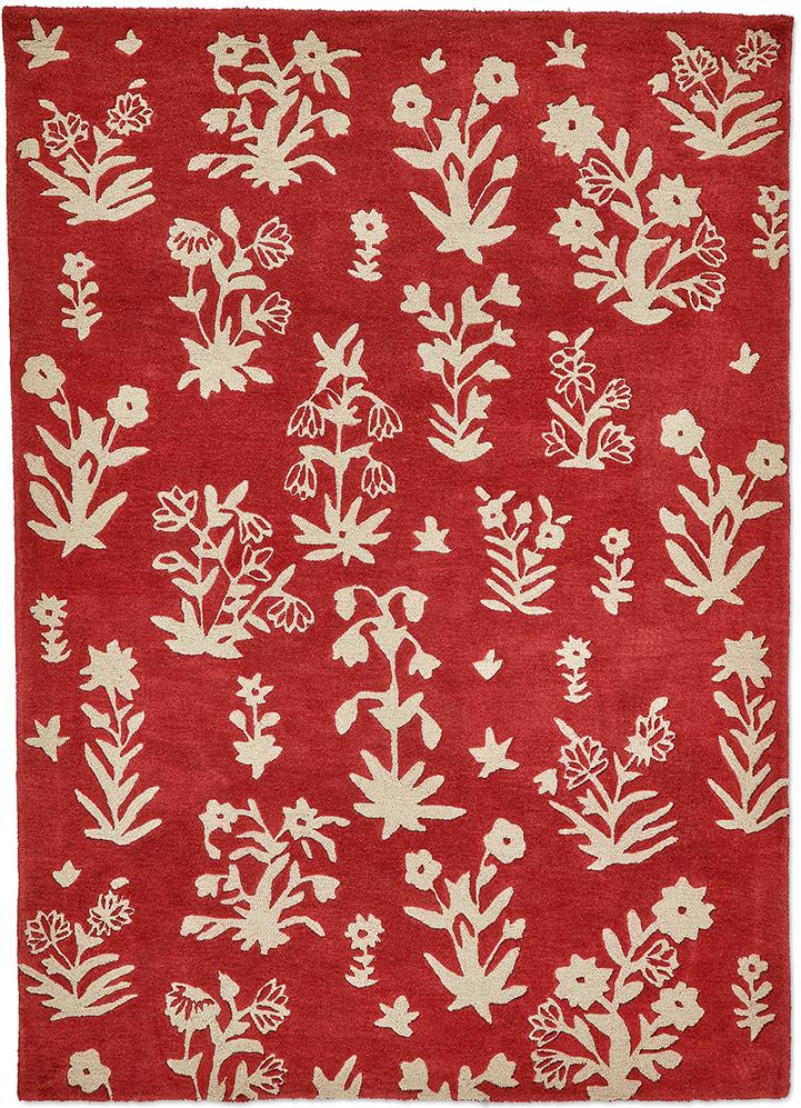 Woodland Glade Pflaumenrot 146800 Teppich | Größe: 250 x 350 cm