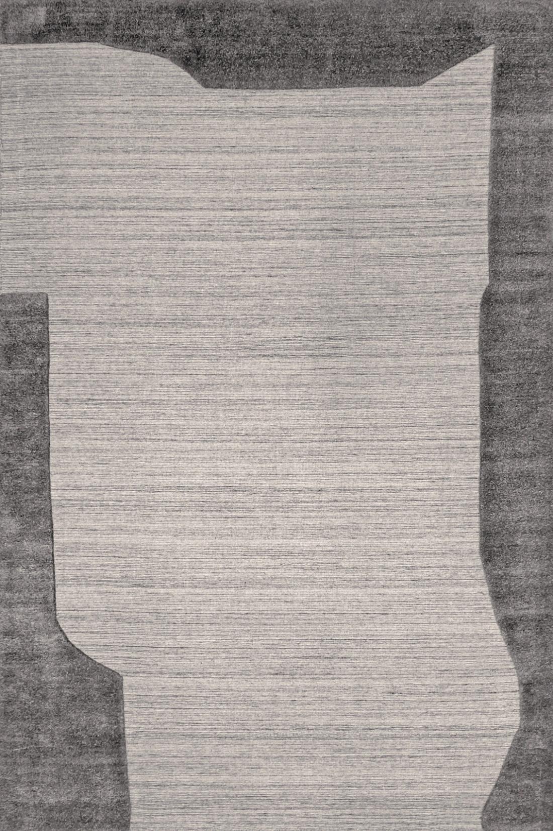Flow 3 Feather Gray Teppich | Größe: 160 x 230 cm