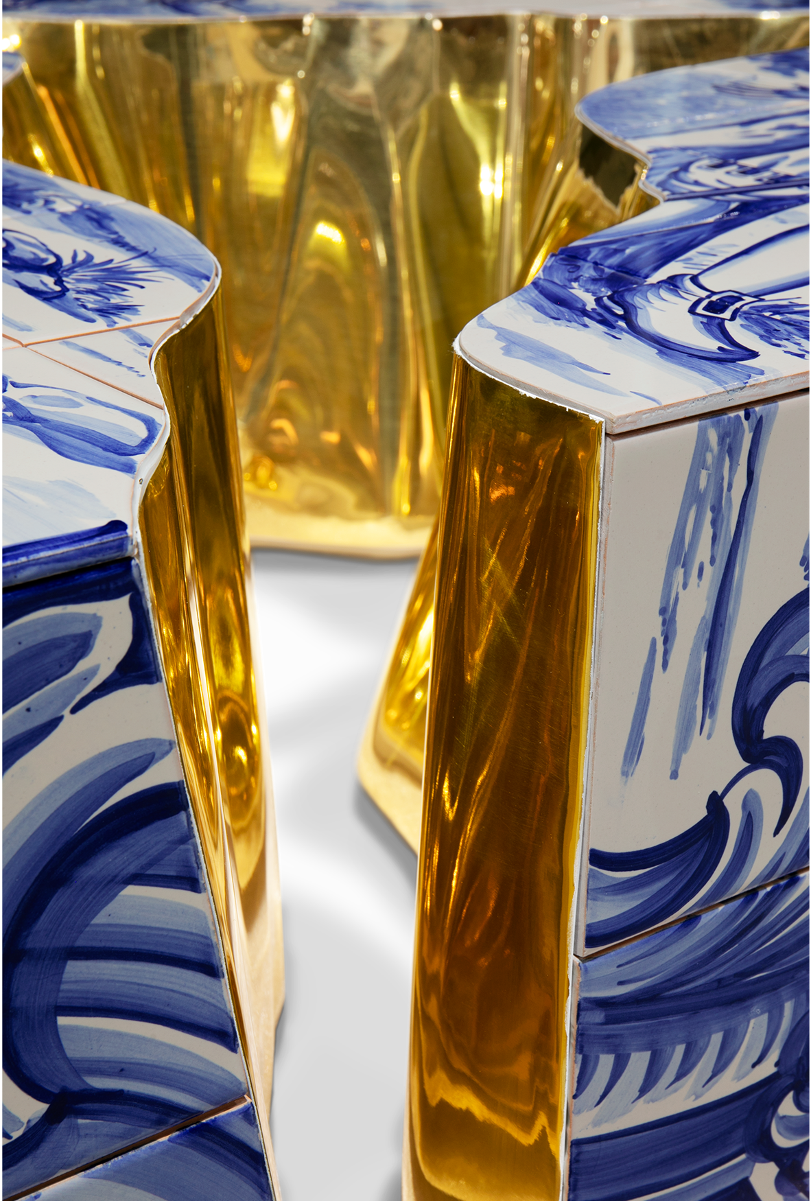 Fissure Kachel‑Couchtisch