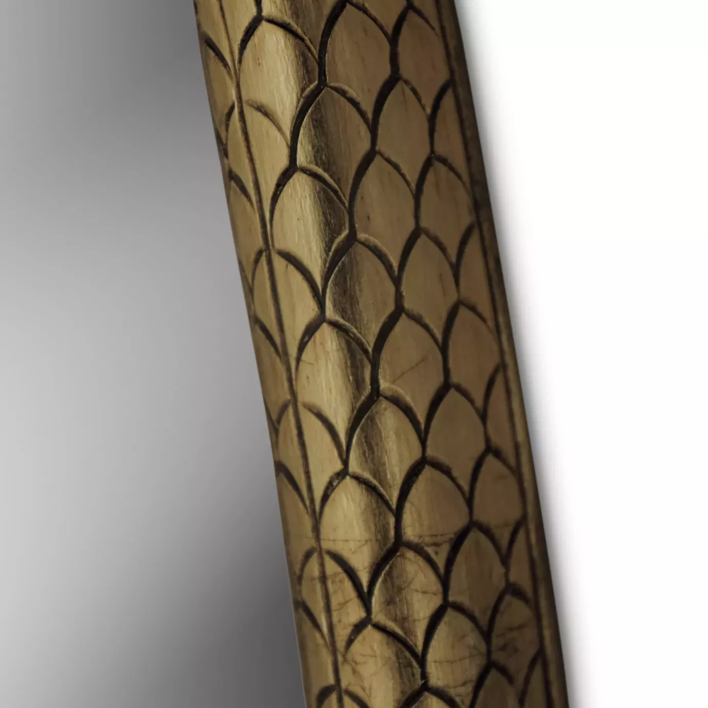 Serpentine Birnen‑Spiegel