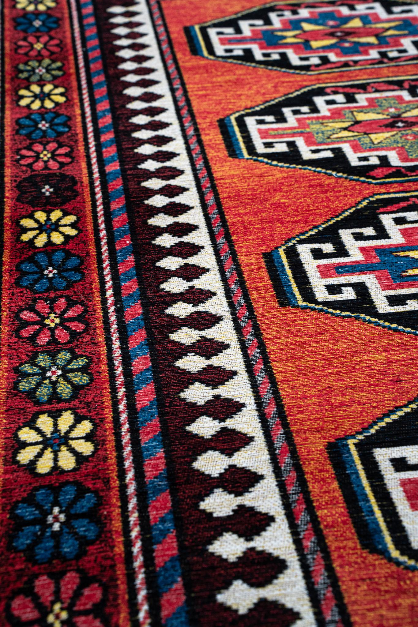 Red Mix 9844 Teppich | Größe: 280 × 390 cm