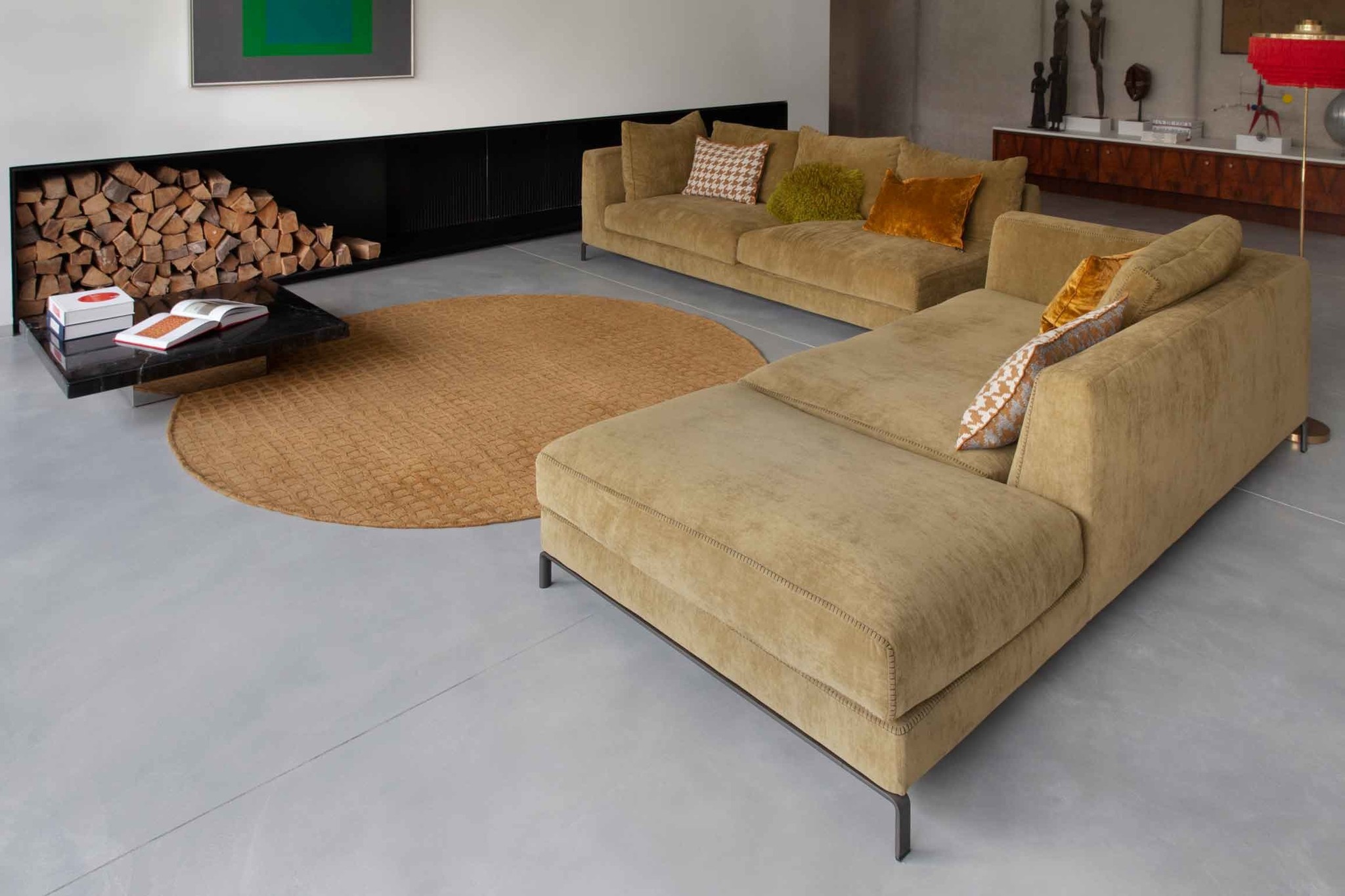 Trammel - Roman Gold 9248 Teppich | Größe: 170 x 240 cm