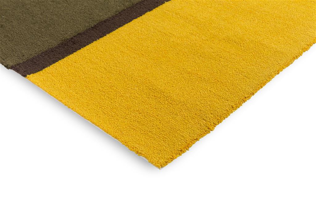 Habitat Festival Streifen Gelb Outdoor 496516 Teppich | Größe: 140 x 200 cm