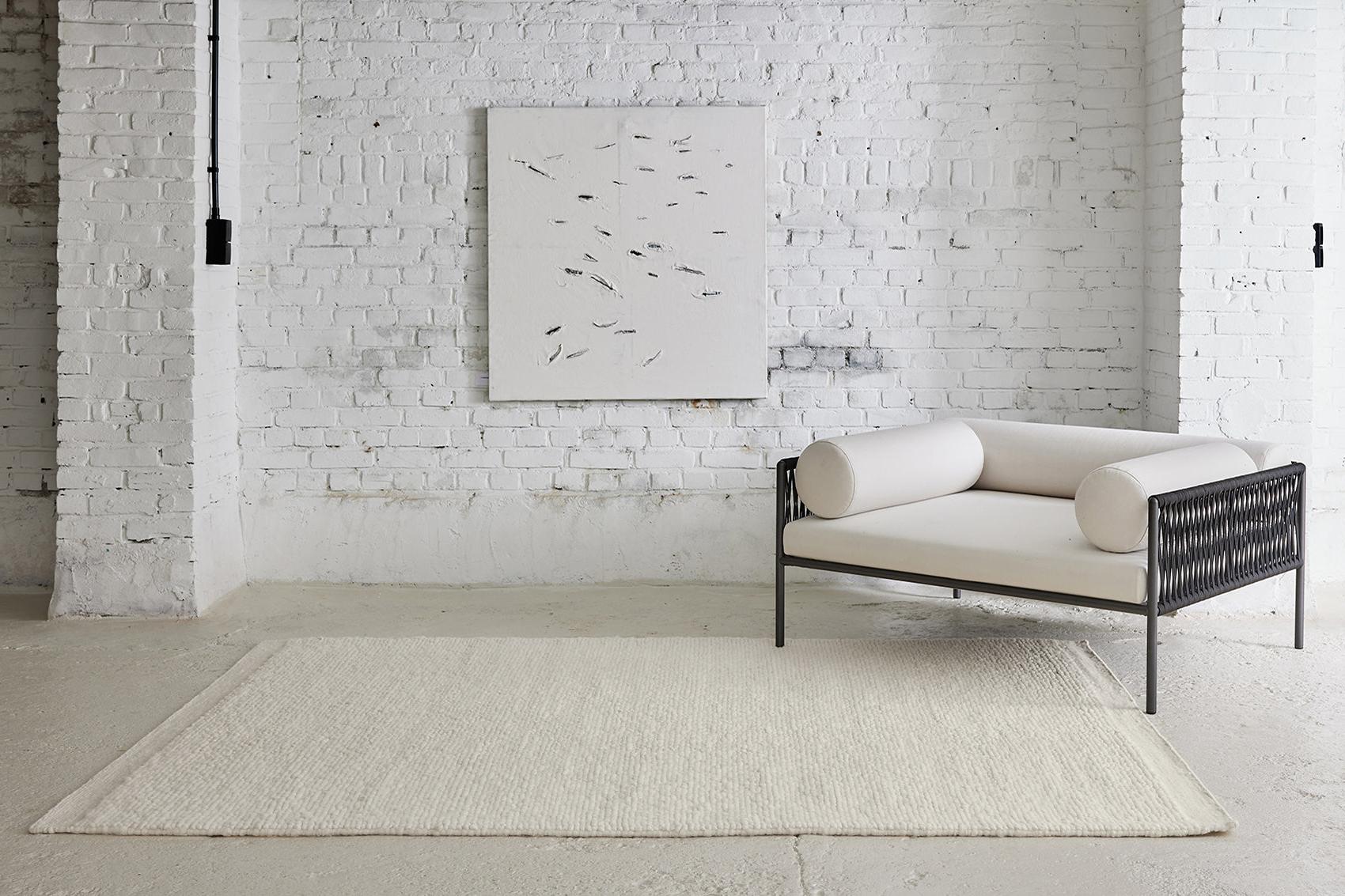 Coccon 1 White Teppich | Größe: 250 x 350 cm