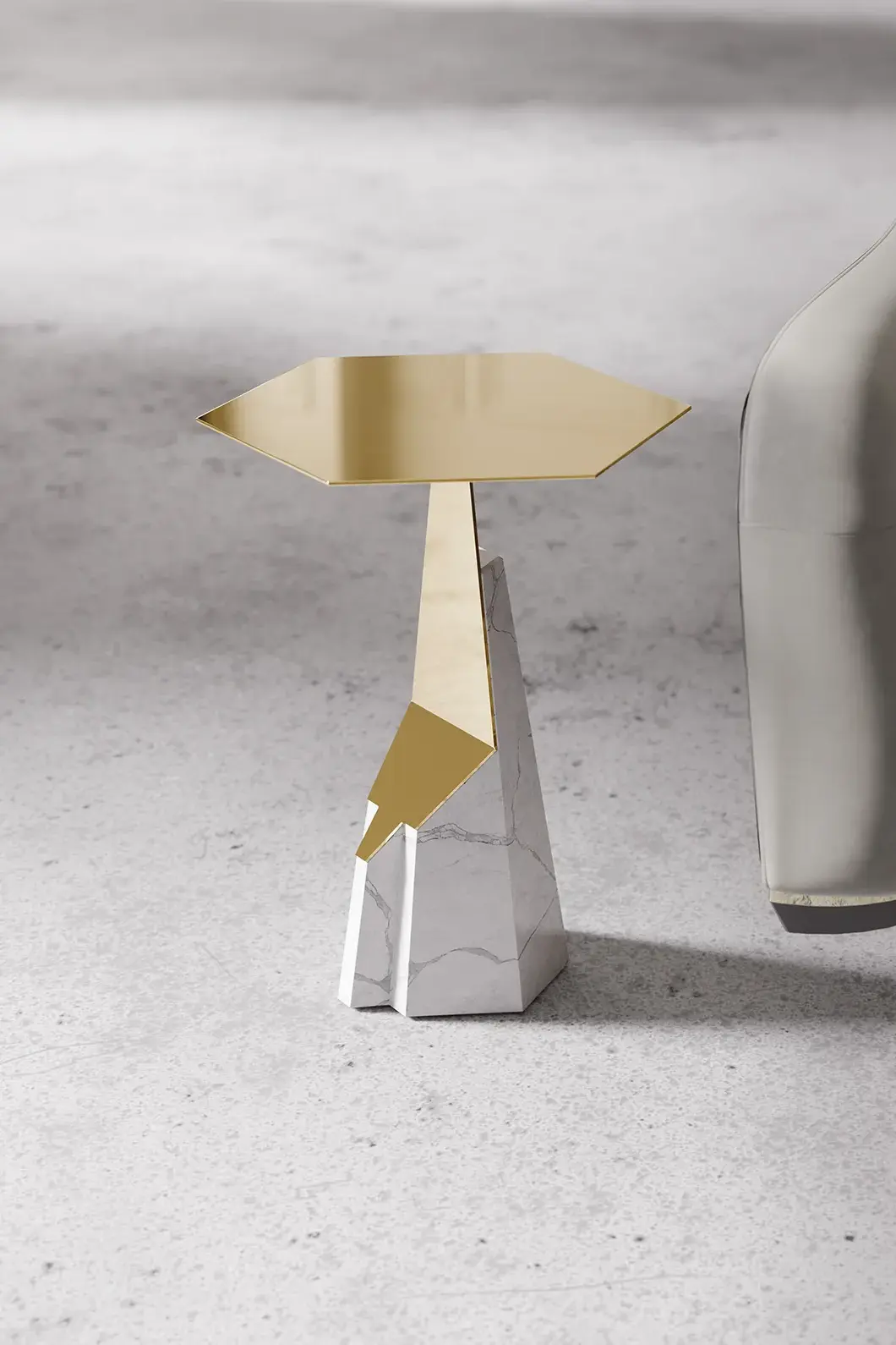 Halo Schwarzer Beistelltisch