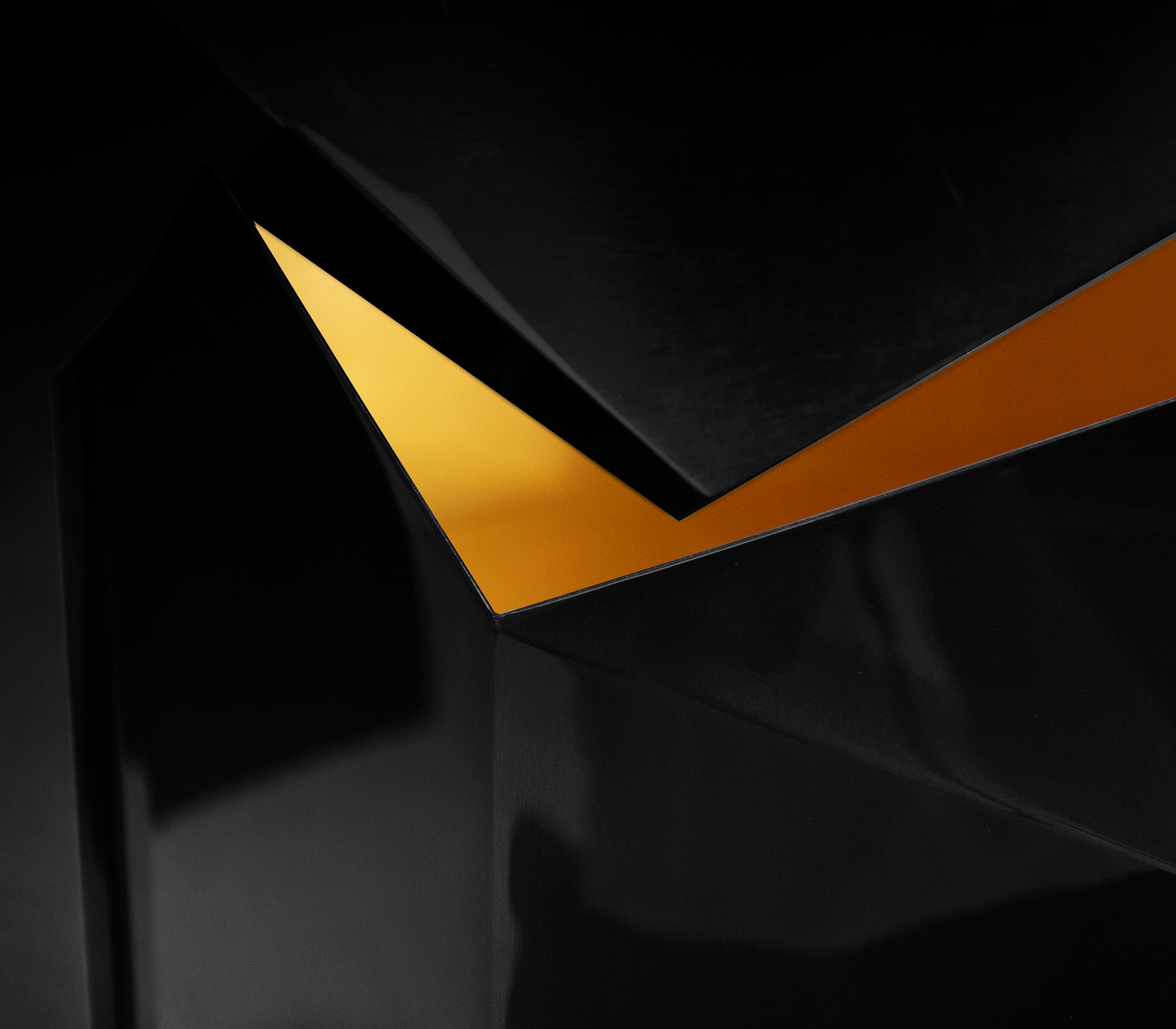 Prism 3 Schwarzes Sideboard