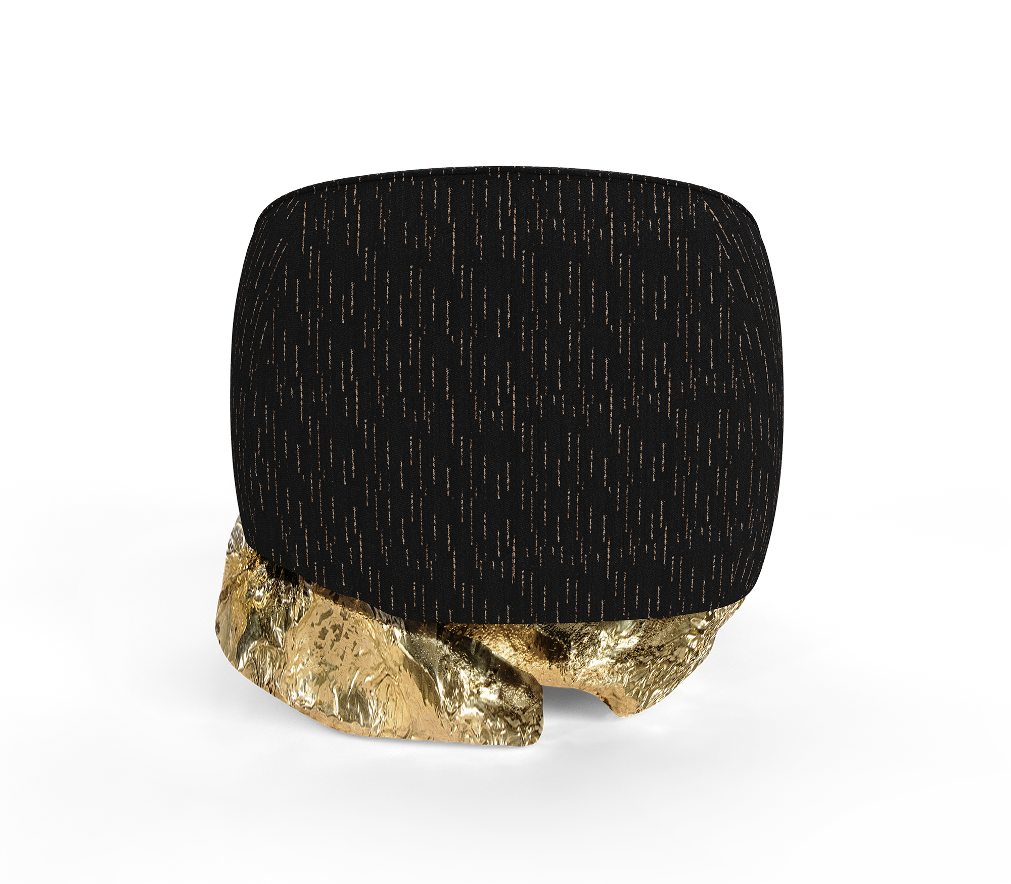 Angora II Schwarzer Sessel