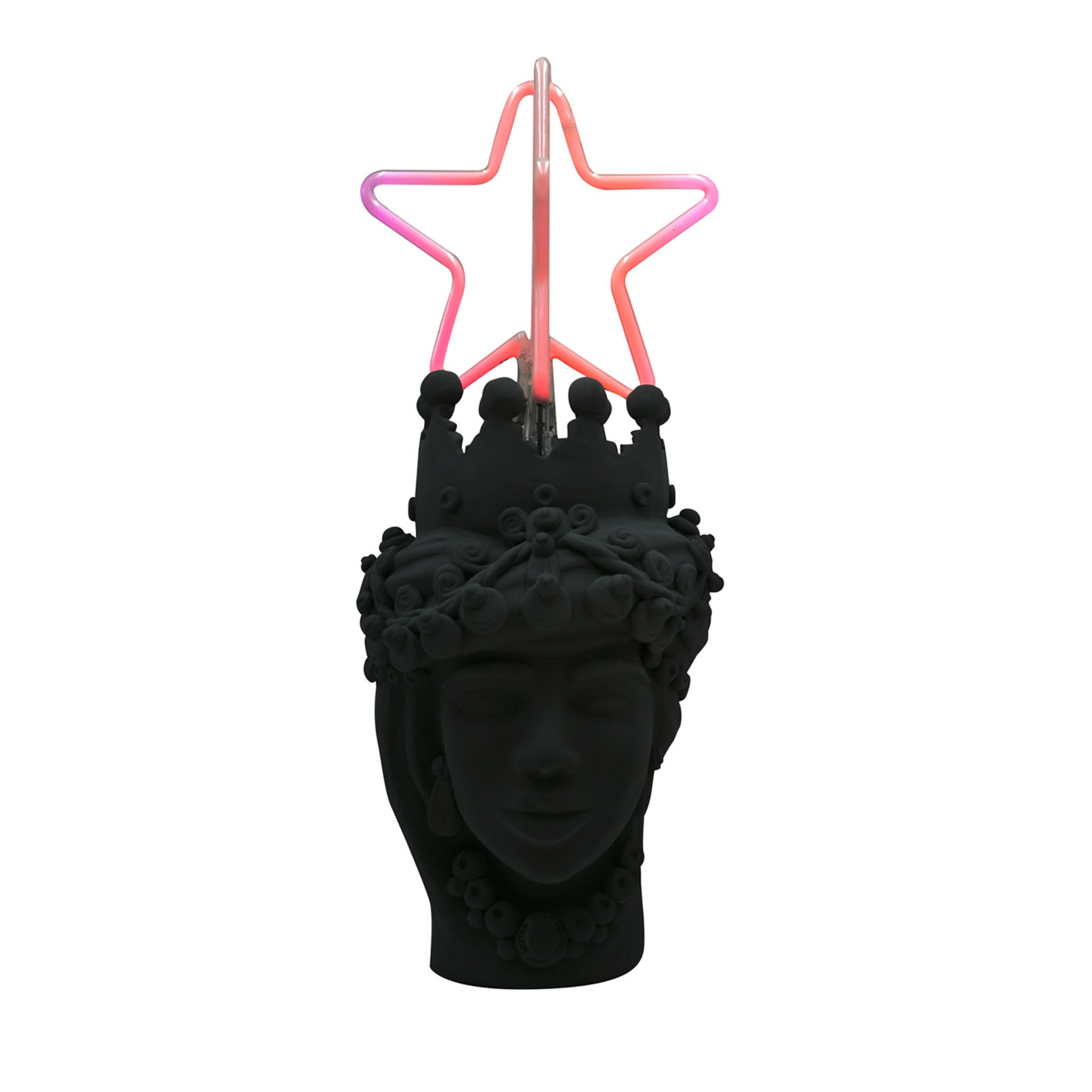 Maure‑Kopf Neo handgefertigte Skulptur