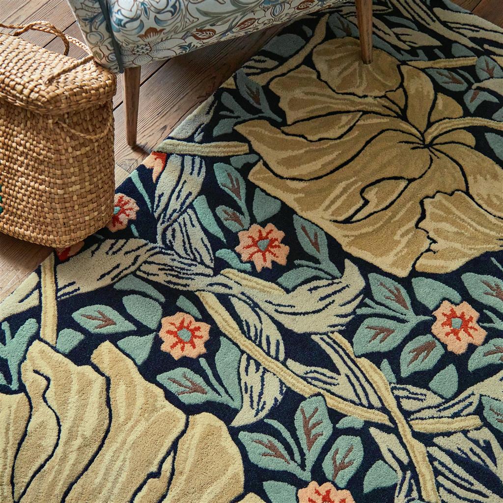 Pimpernel Indigo 028818 Teppich | Größe: 140 x 200 cm