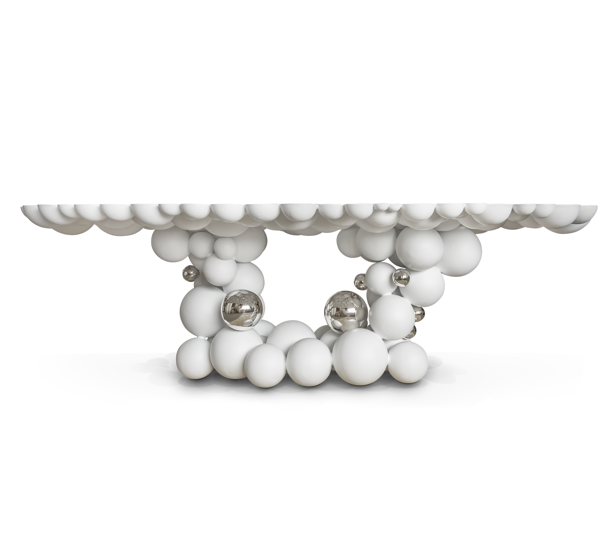 Orbit Weißer Luxus‑Esstisch