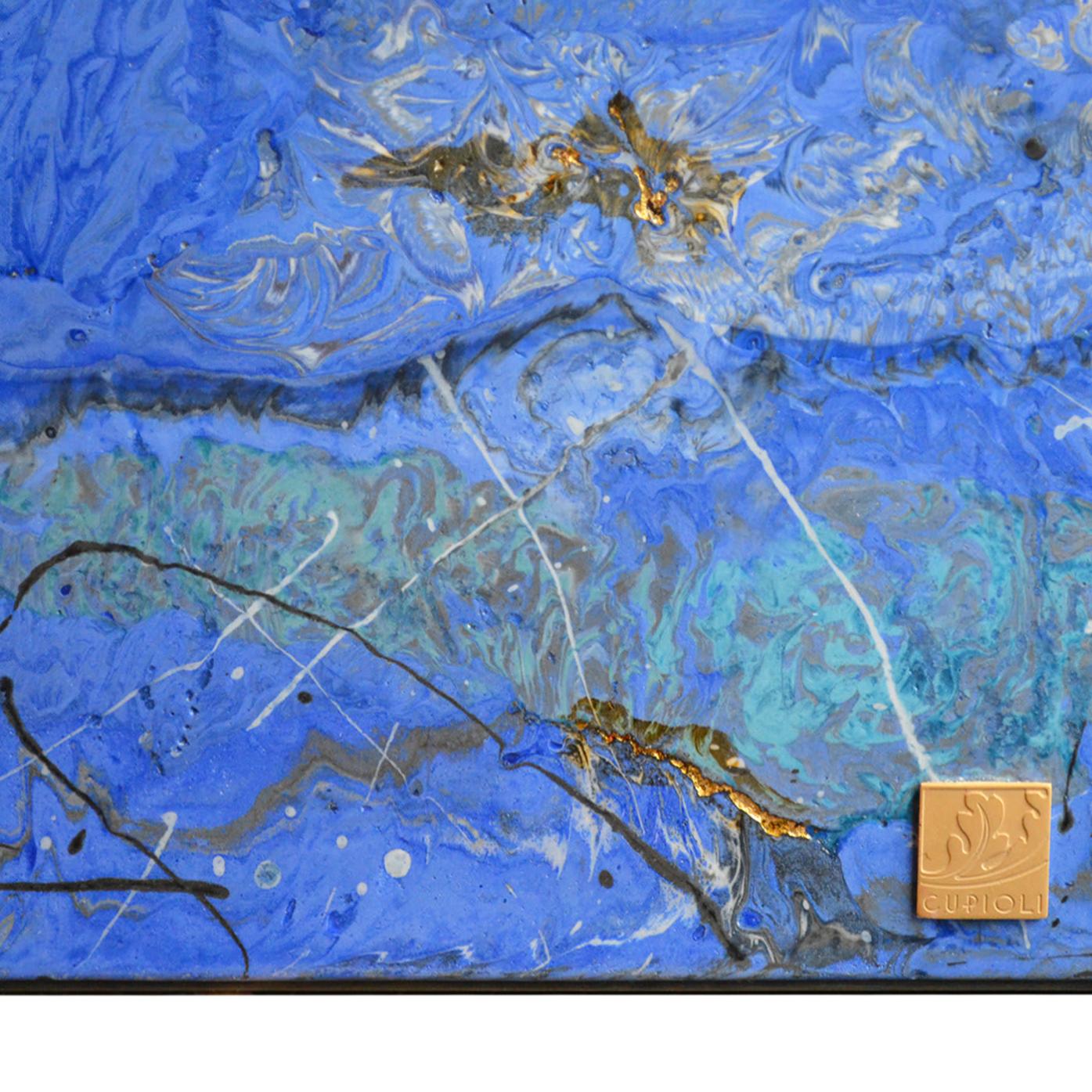 Ultramarine Blauer Beistelltisch
