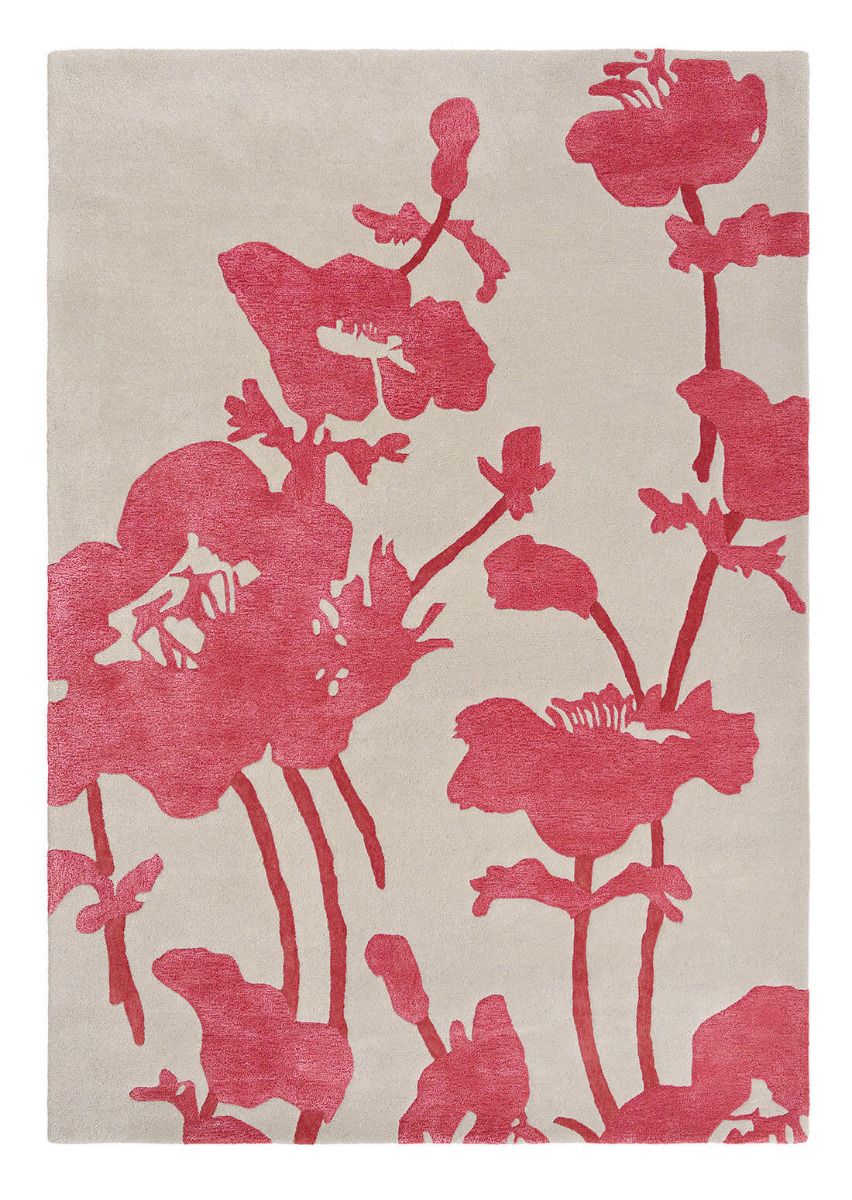 Floral 300 Poppy 39600 Teppich | Größe: 170 x 240 cm
