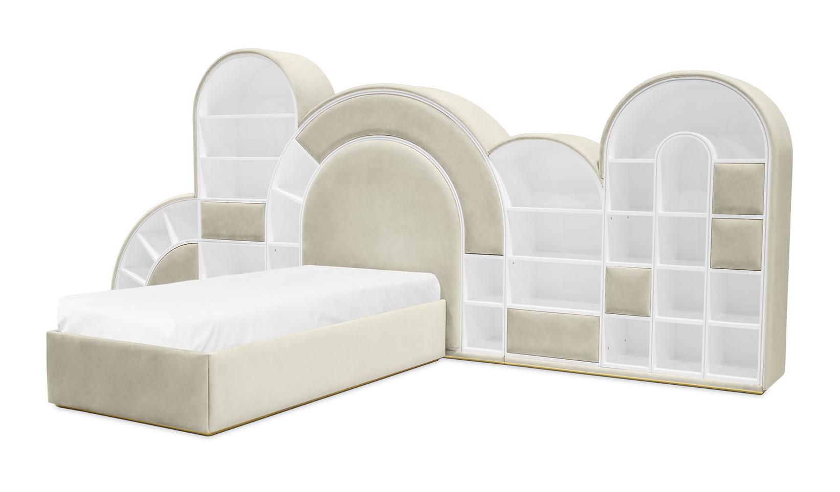 Bubblegum Marshmallow cremefarbes Kinderbett