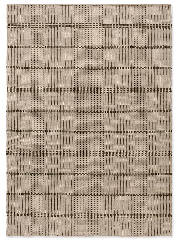 Zona Oliv Stitch Outdoor 495707 Teppich | Größe: 250 x 350 cm
