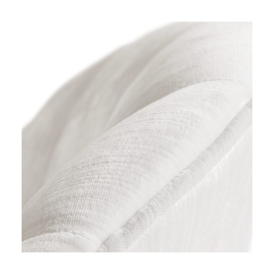 Galen Weißes Einzelsofa