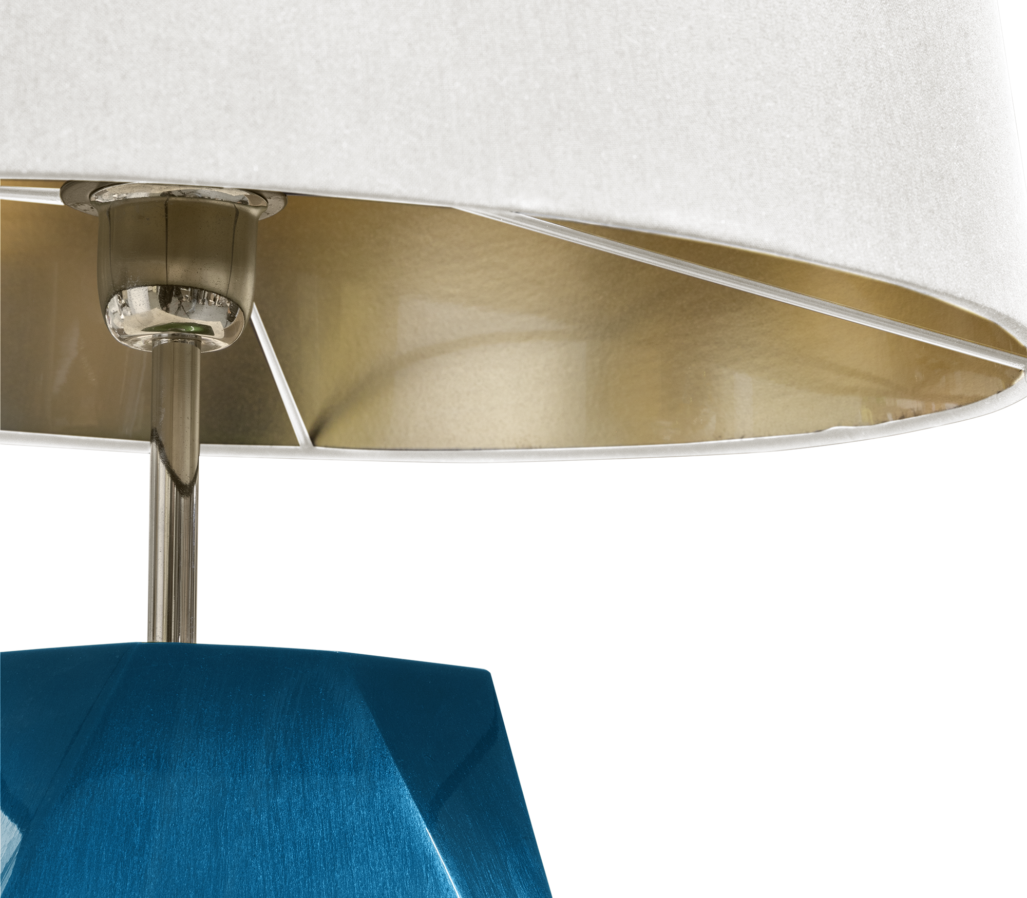Essence Kleine blaue Tischlampe