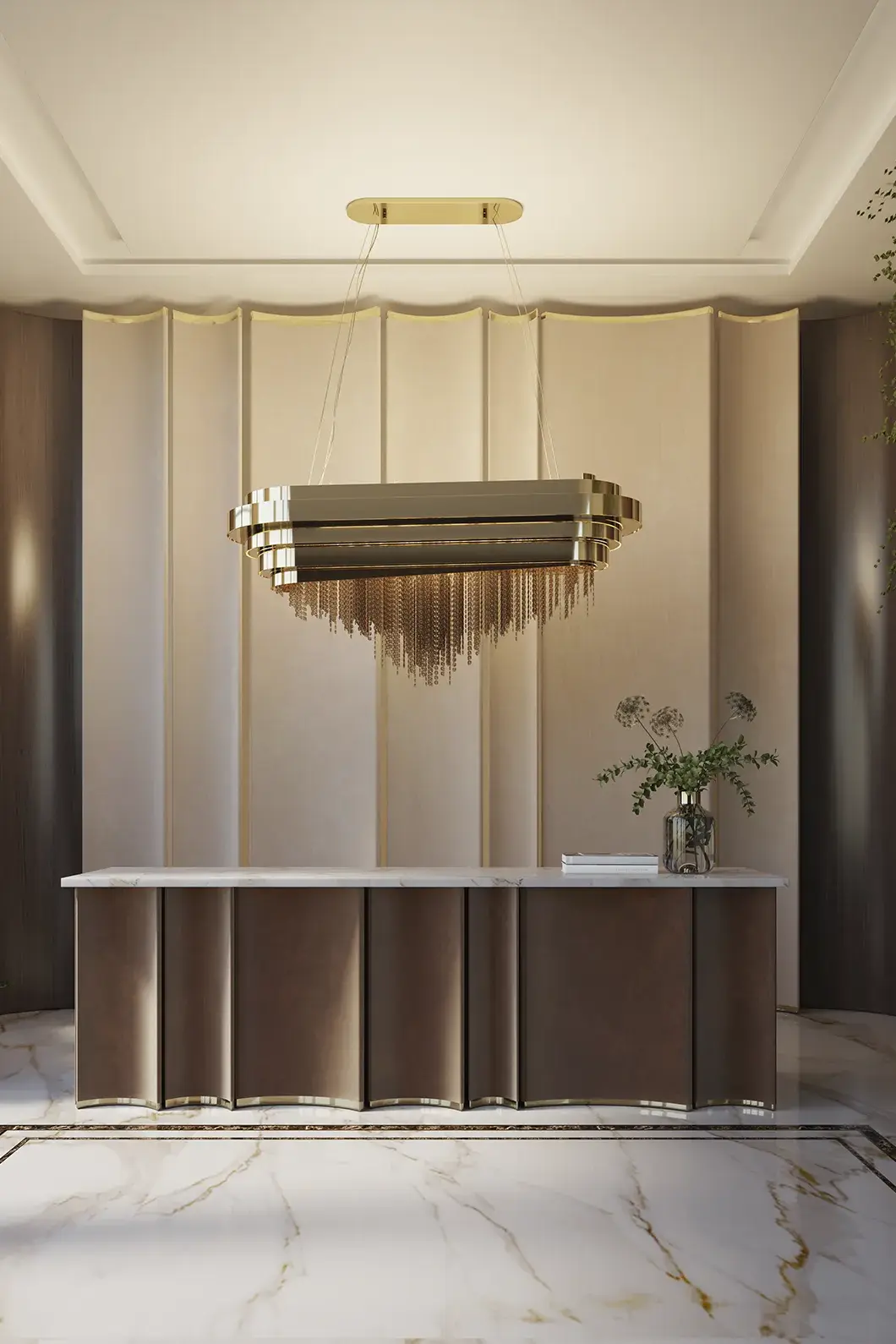 Art Deco Snooker‑Pendelleuchte - 7