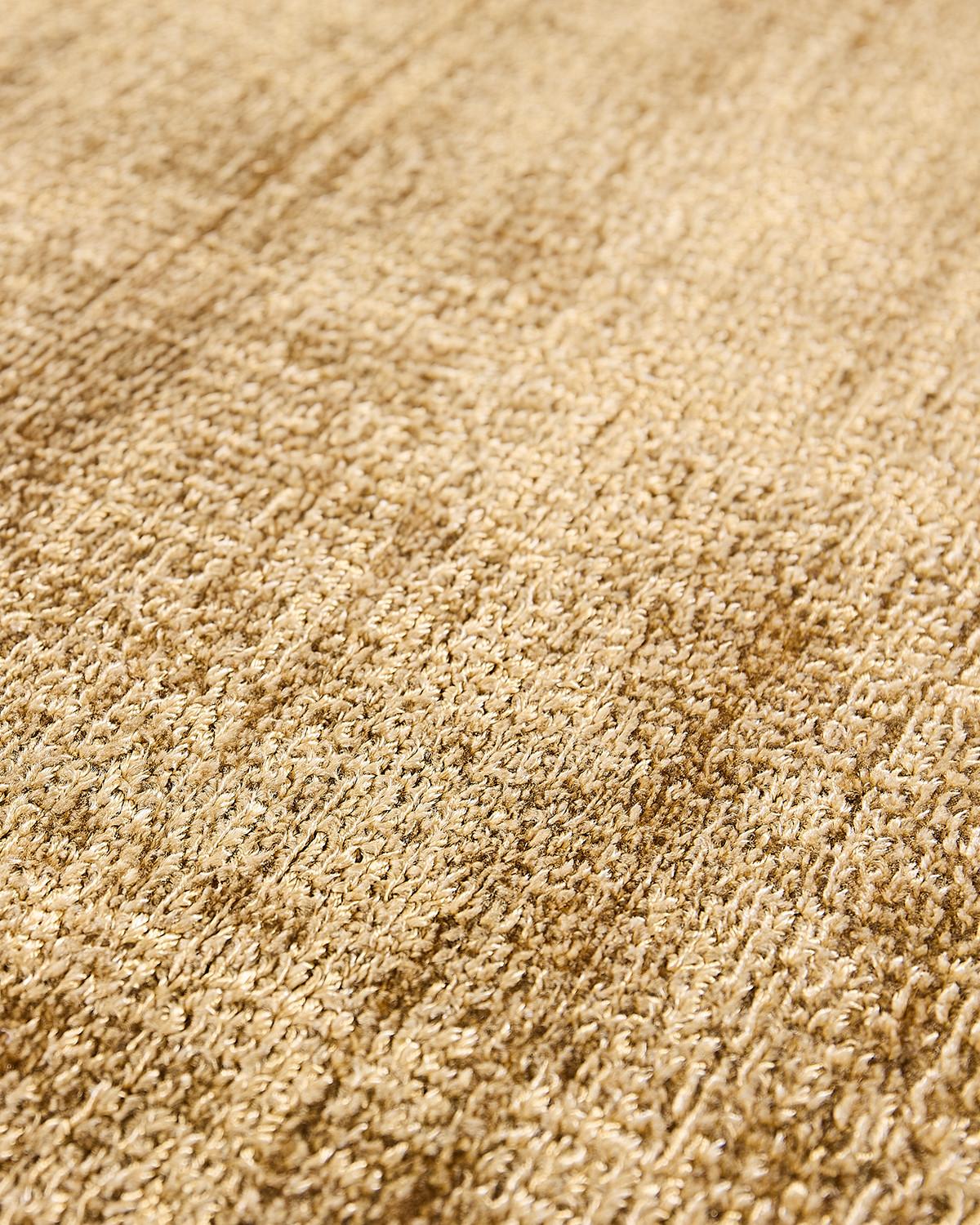 Gold Bananenseide Teppich | Größe: 200 x 300 cm
