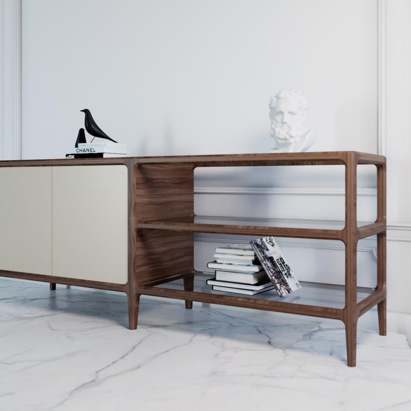 Bellagio Luxe Leder-Sideboard