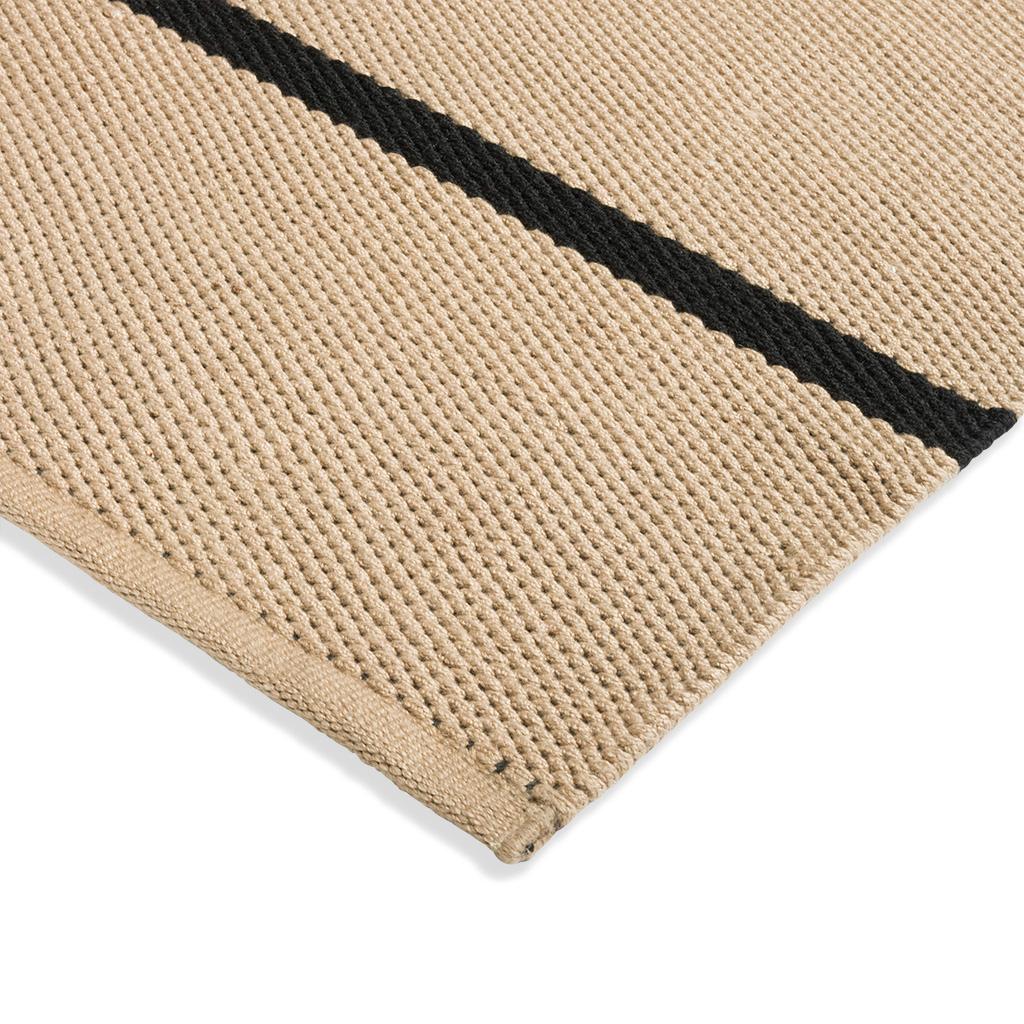 Deck Kohle Schwarz Outdoor 496805 Teppich | Größe: 140 x 200 cm